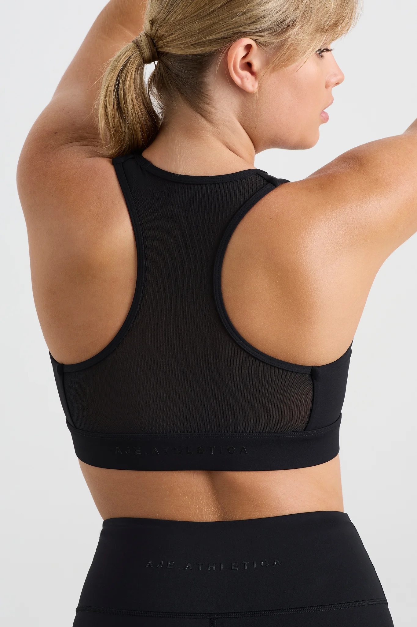 Spliced Mesh Sports Bra 370 - Image 10