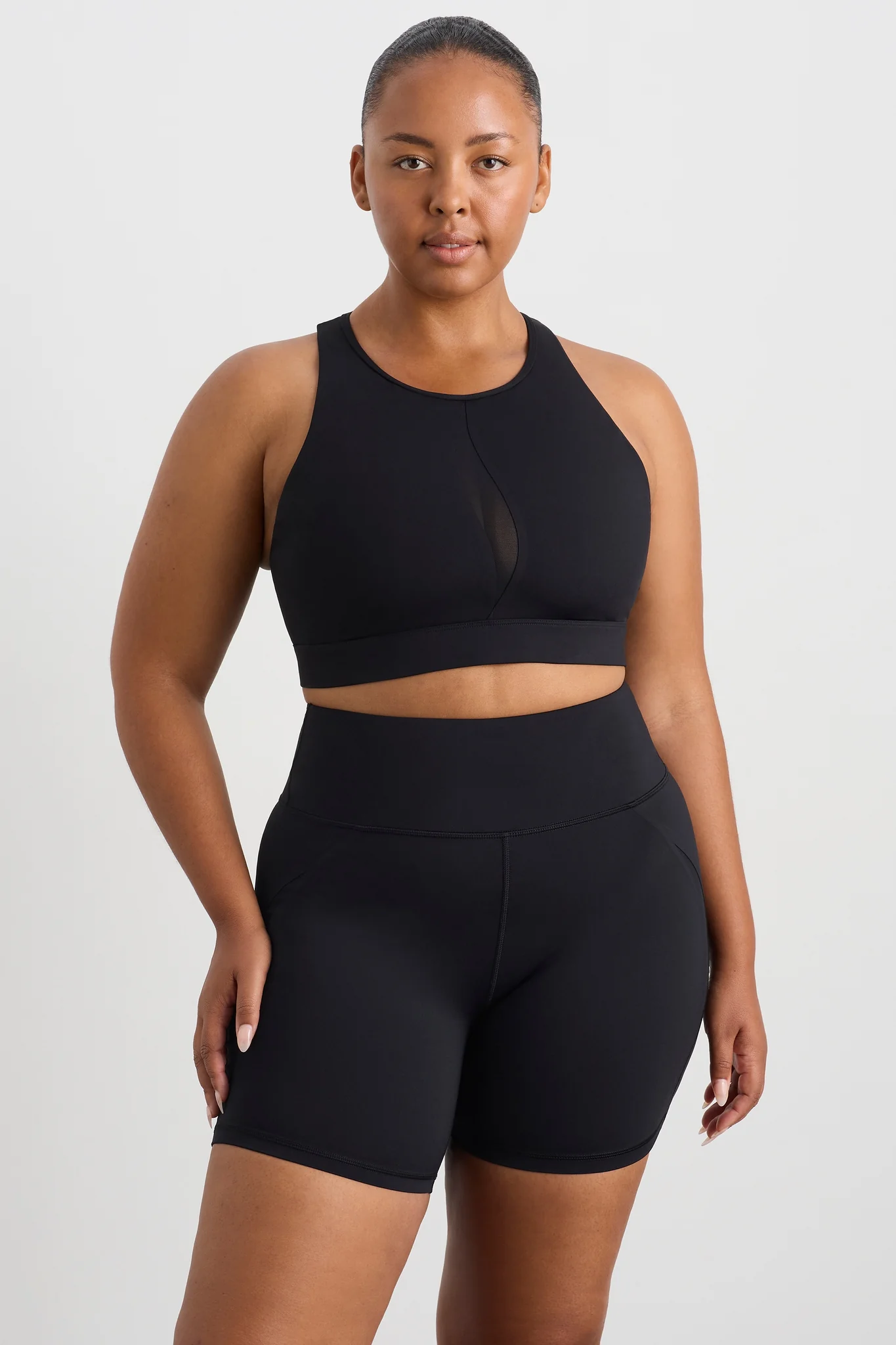 Spliced Mesh Sports Bra 370 - Image 12