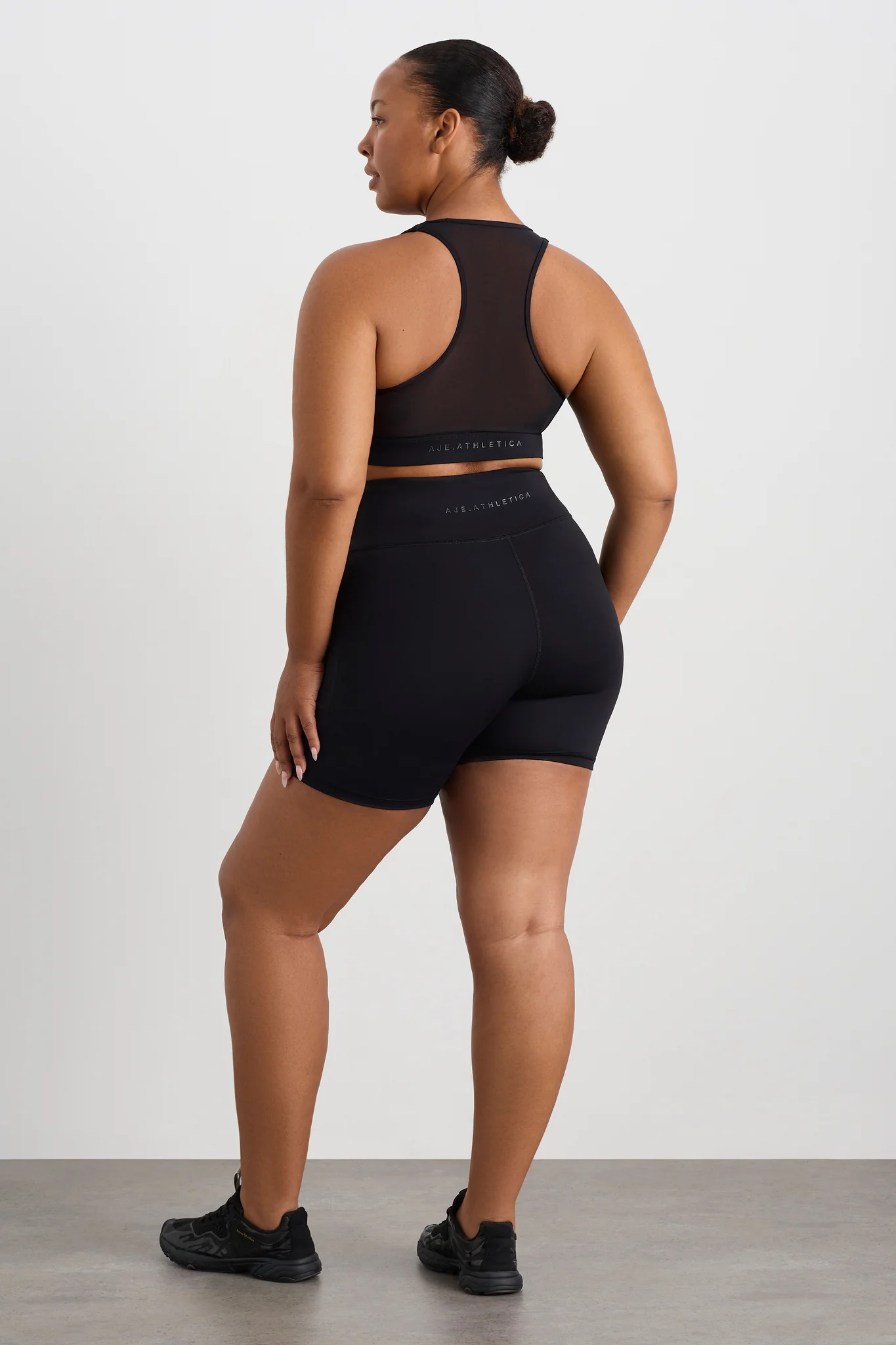 Spliced Mesh Sports Bra 370 - Image 16