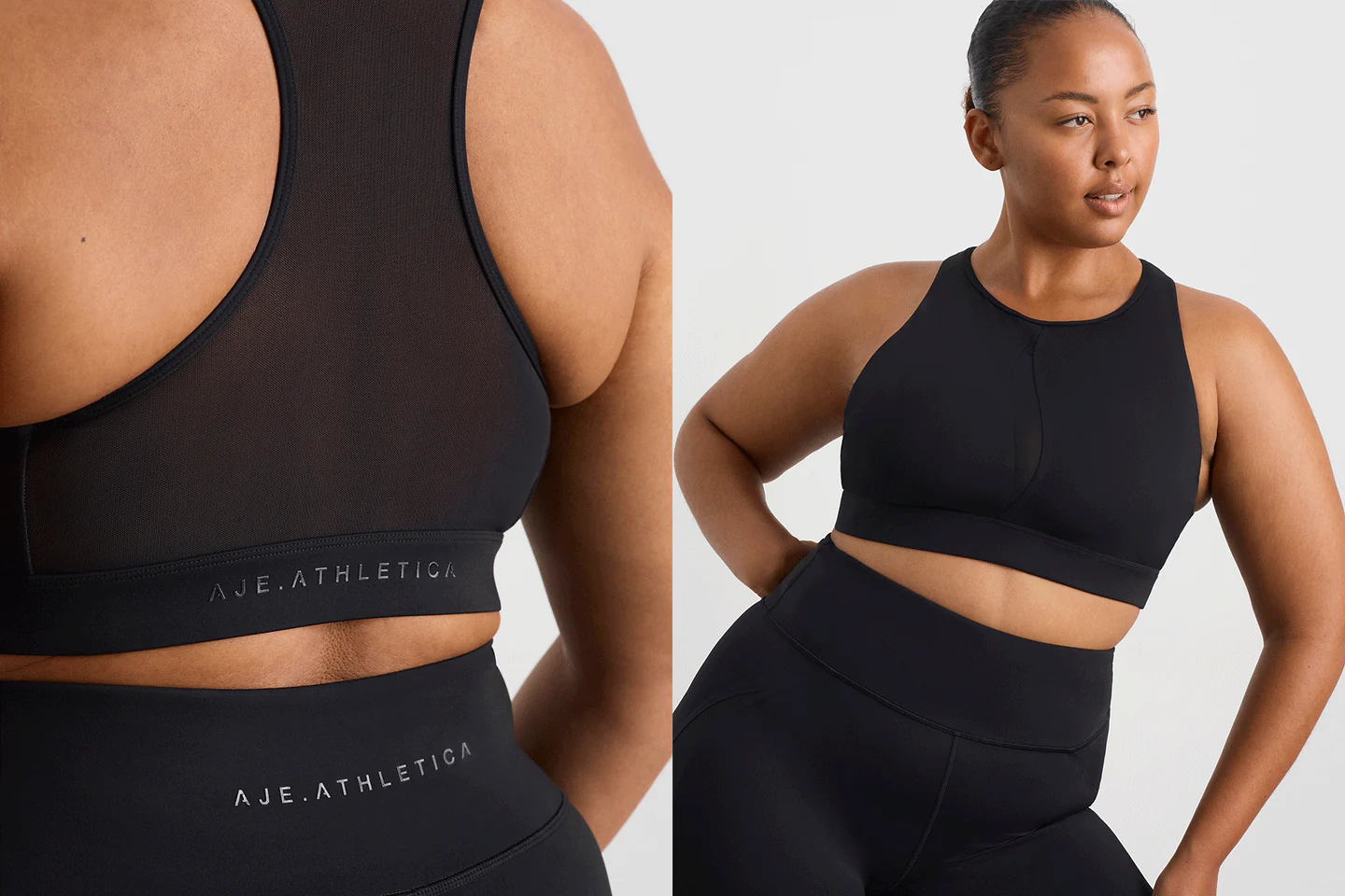 Spliced Mesh Sports Bra 370 - Image 17