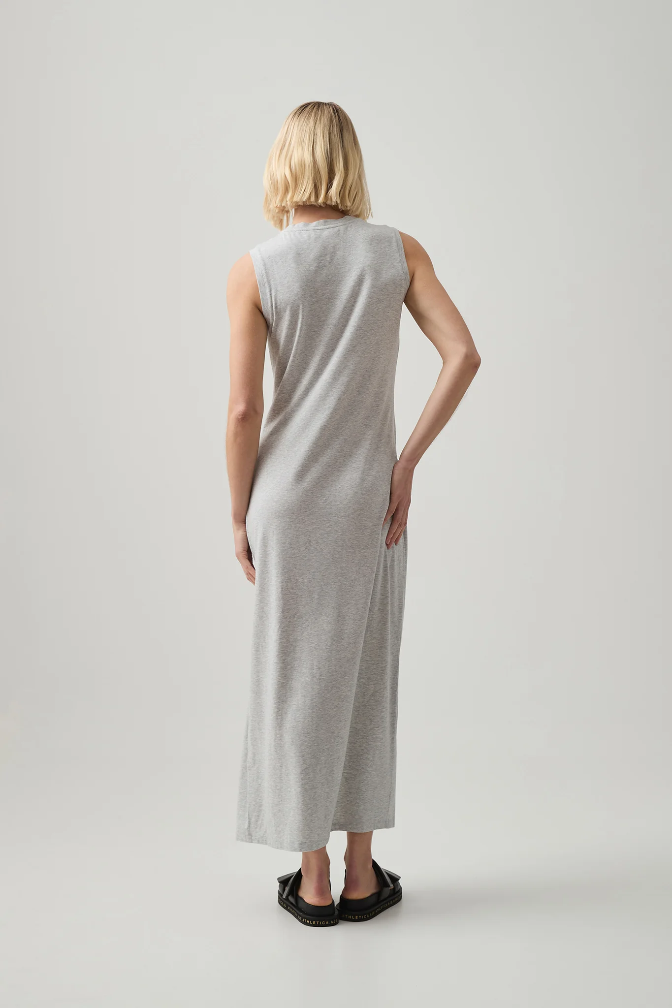 Split Hem Jersey Dress 816 - Image 5
