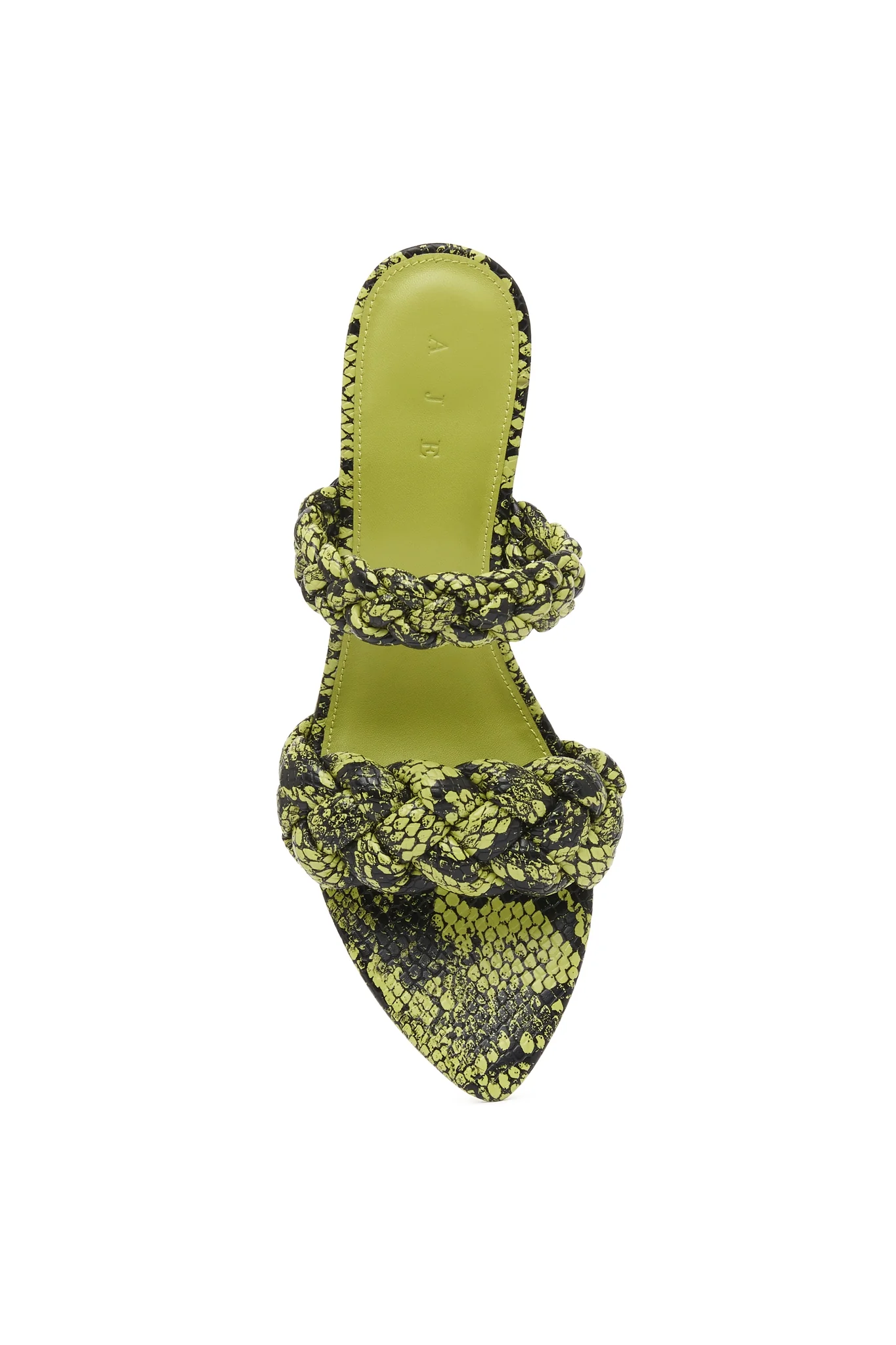 Stone Woven Heeled Sandal - Image 4