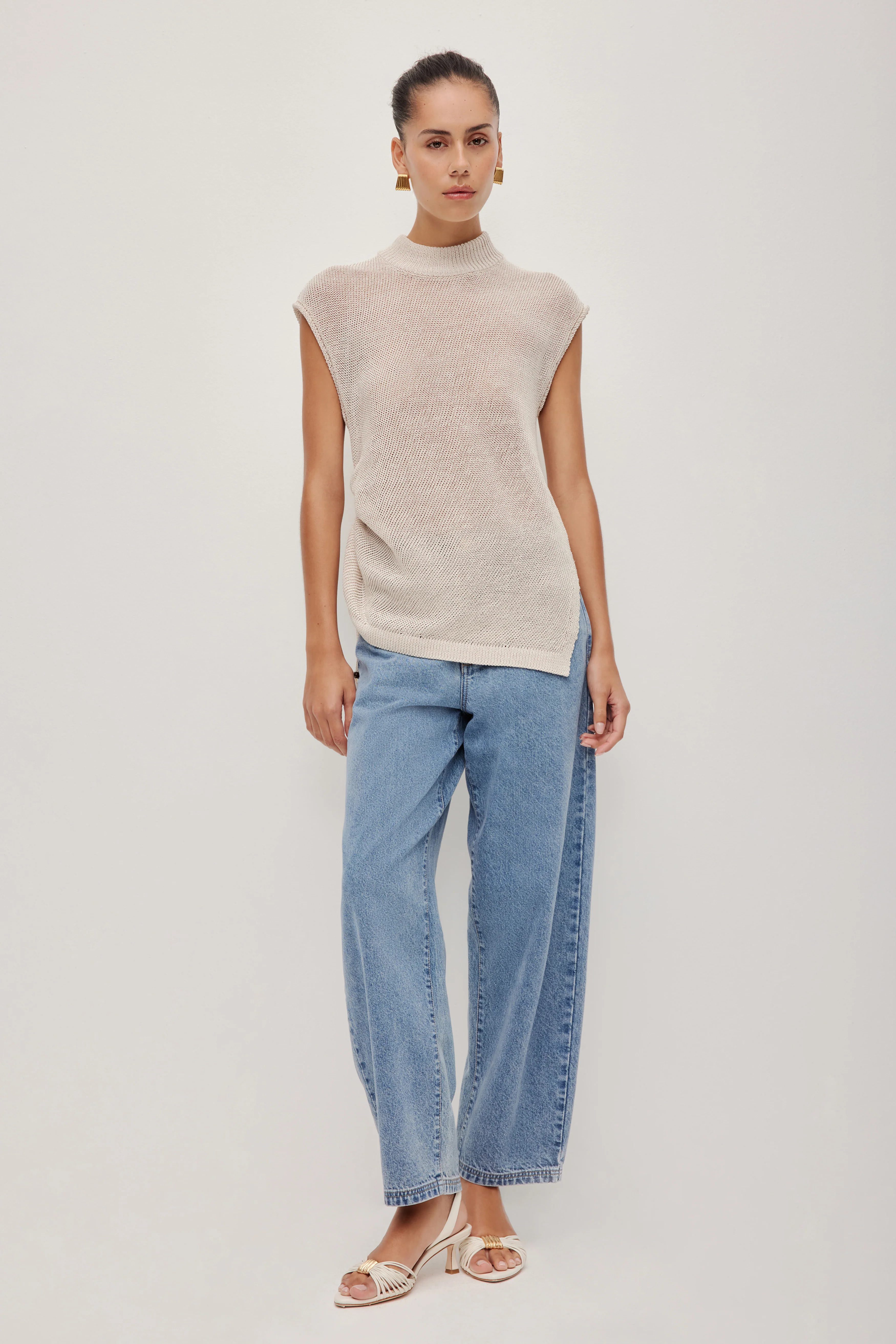 Suri Ruched Knit Top - Image 3