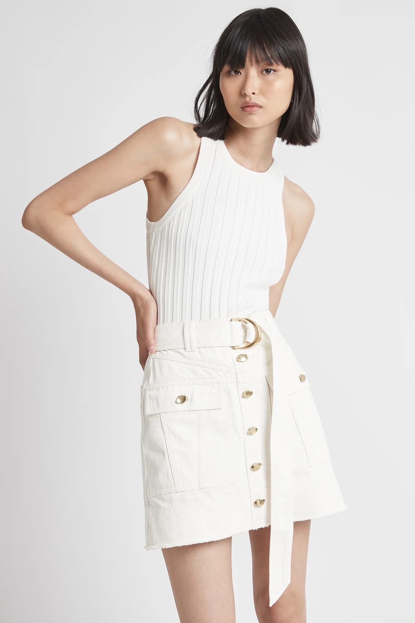 Syros Denim Pocket Skirt