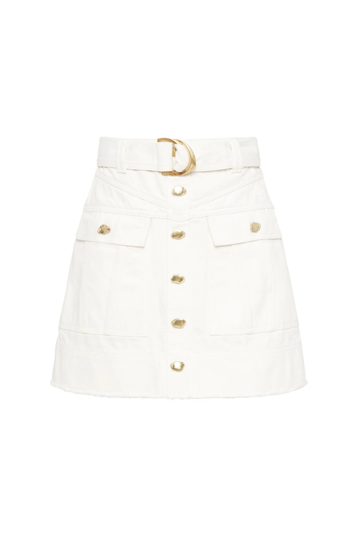 Syros Denim Pocket Skirt - Image 2