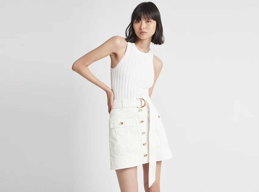 Syros Denim Pocket Skirt - Image 7