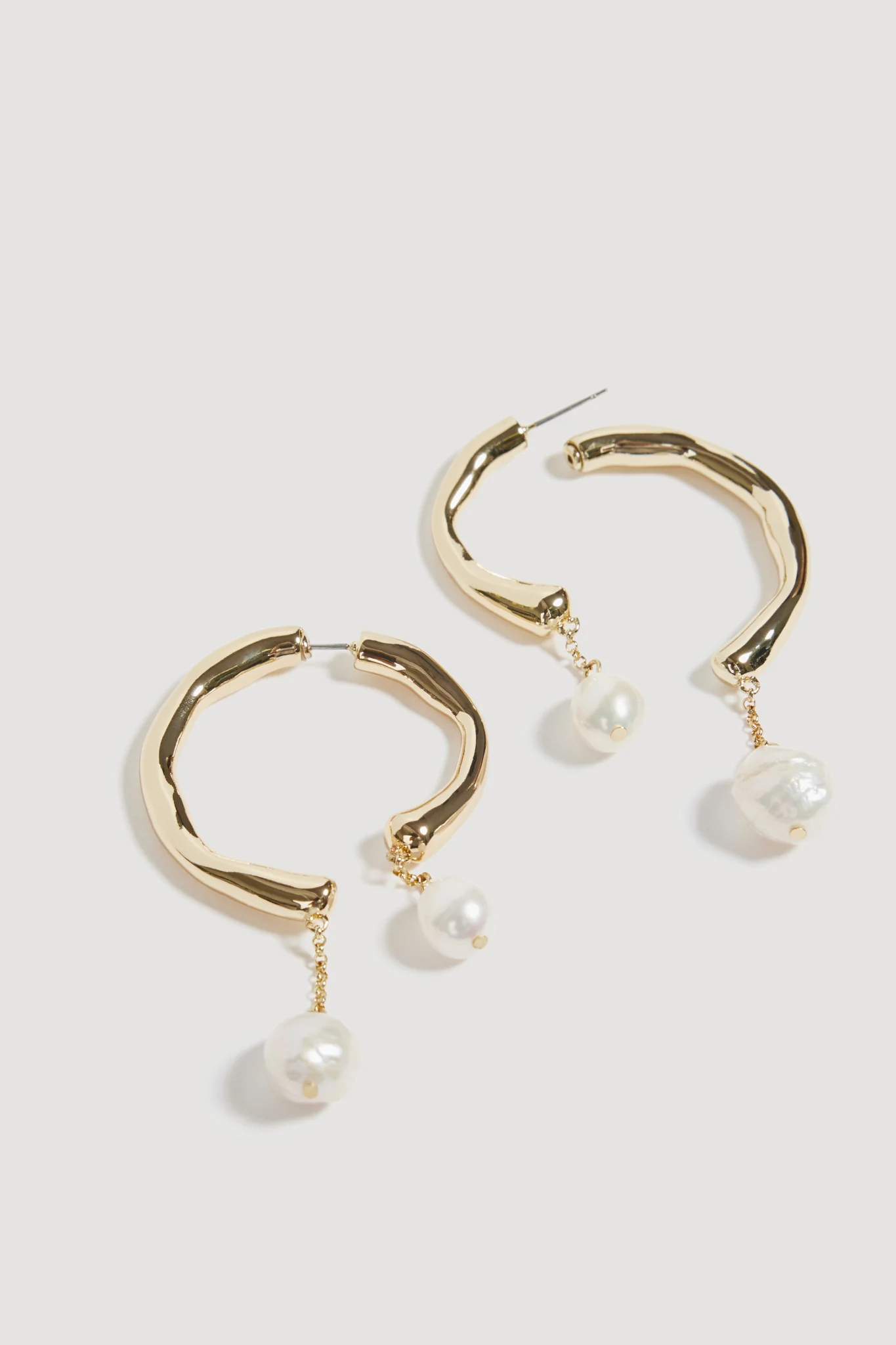 Talla Pearl Drop Hoop - Image 2