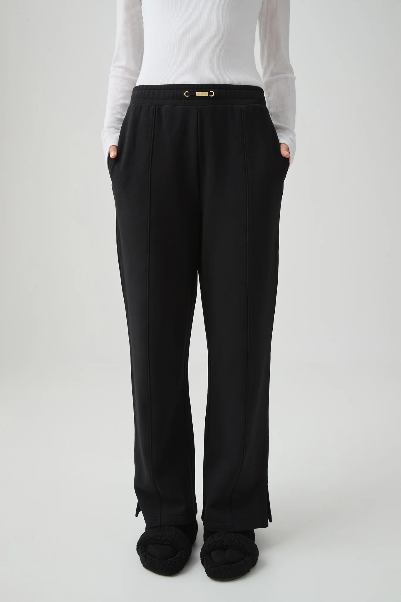Terry Wide Leg Trackpant 506 - Image 3