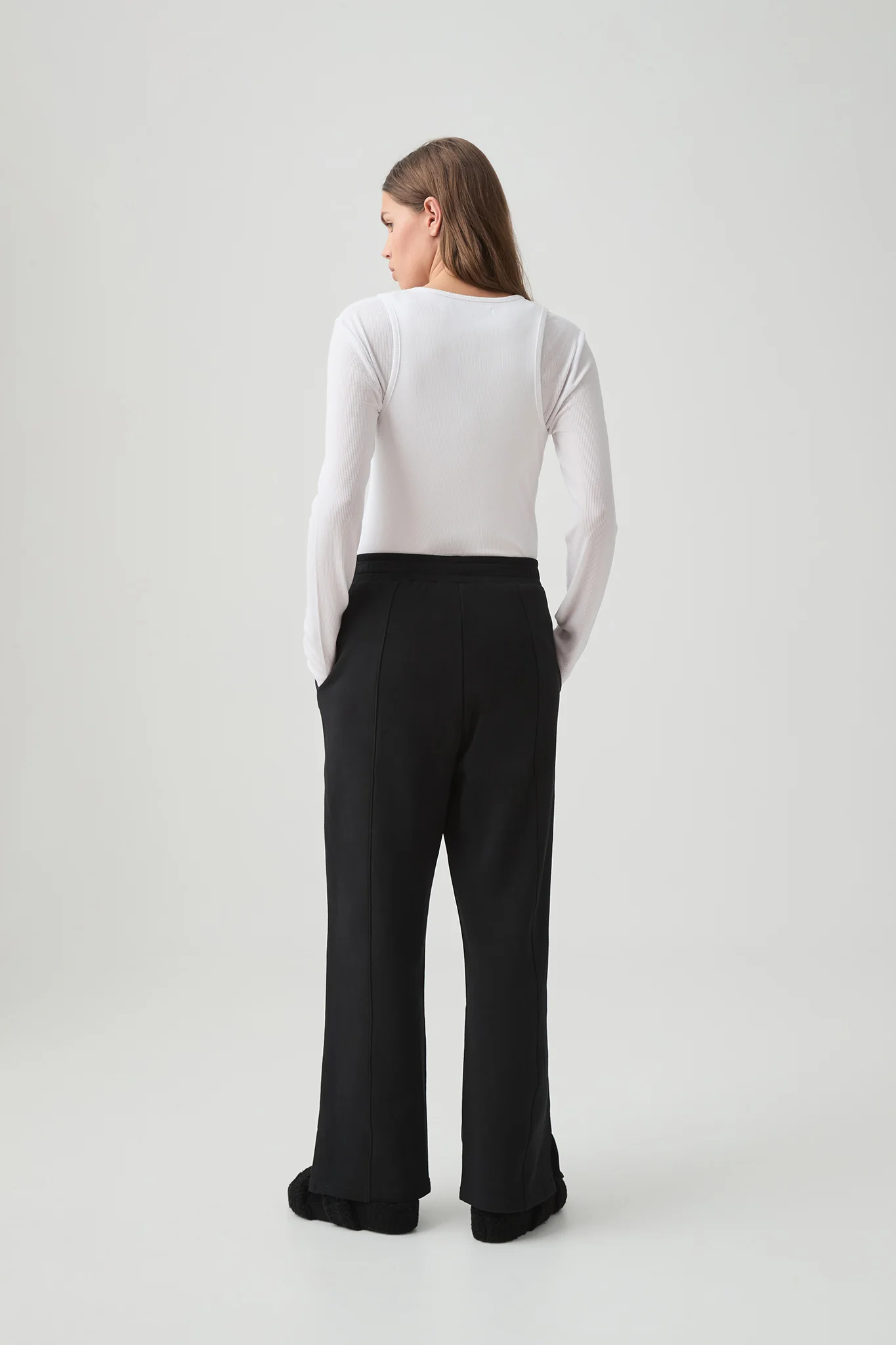 Terry Wide Leg Trackpant 506 - Image 6