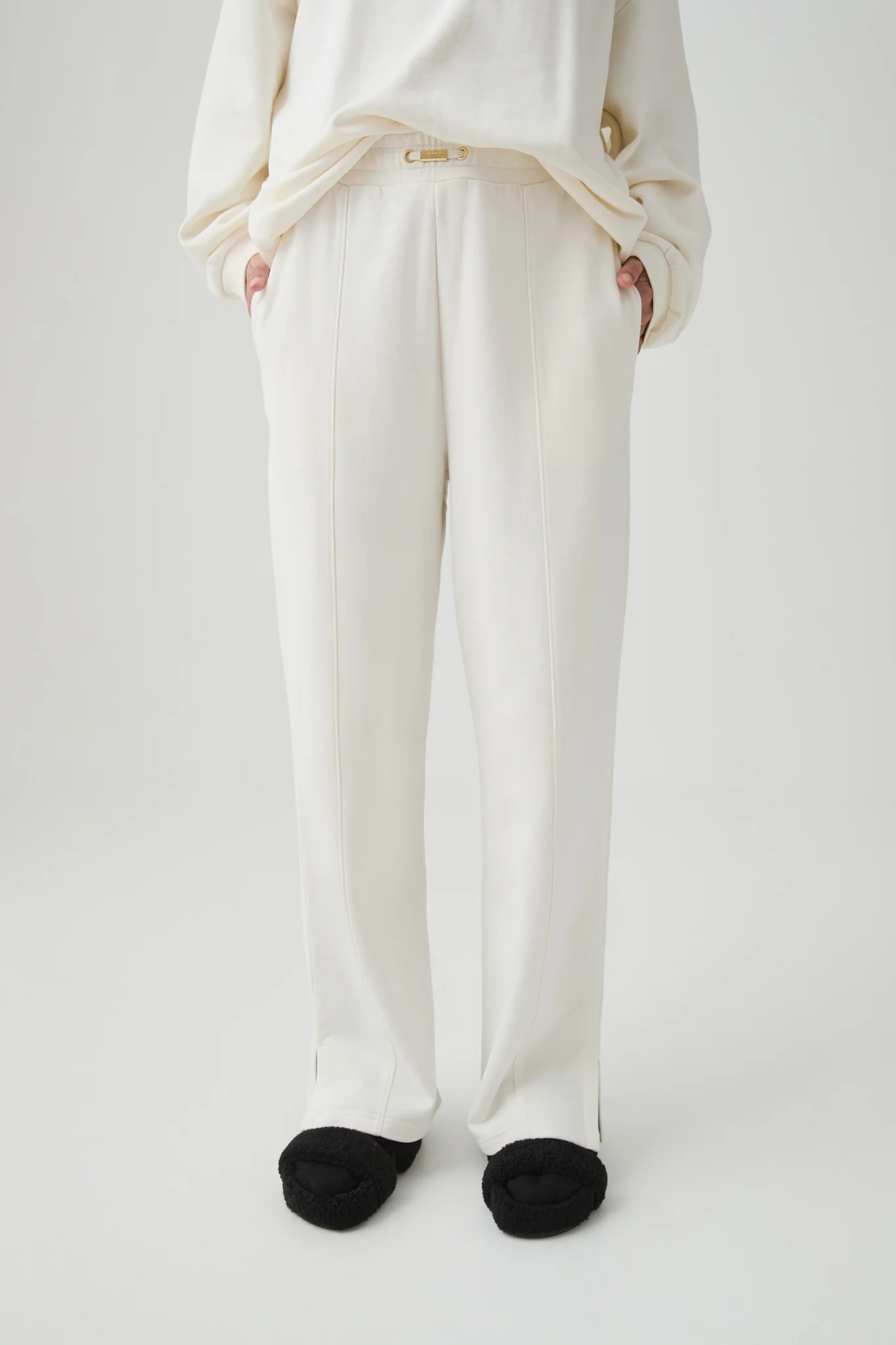 Terry Wide Leg Trackpant 506 - Image 3