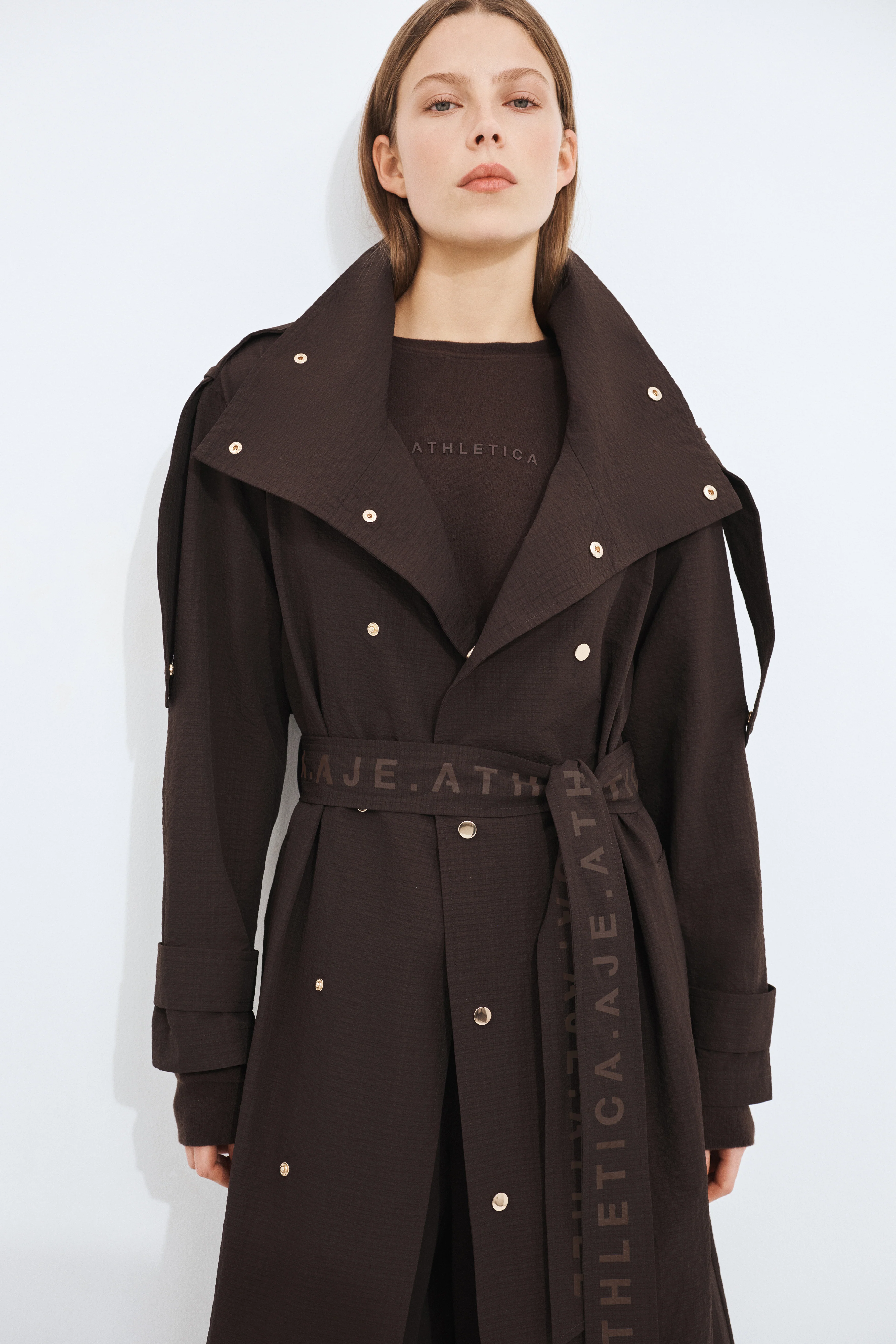 Textured AA Trench Coat - Image 3