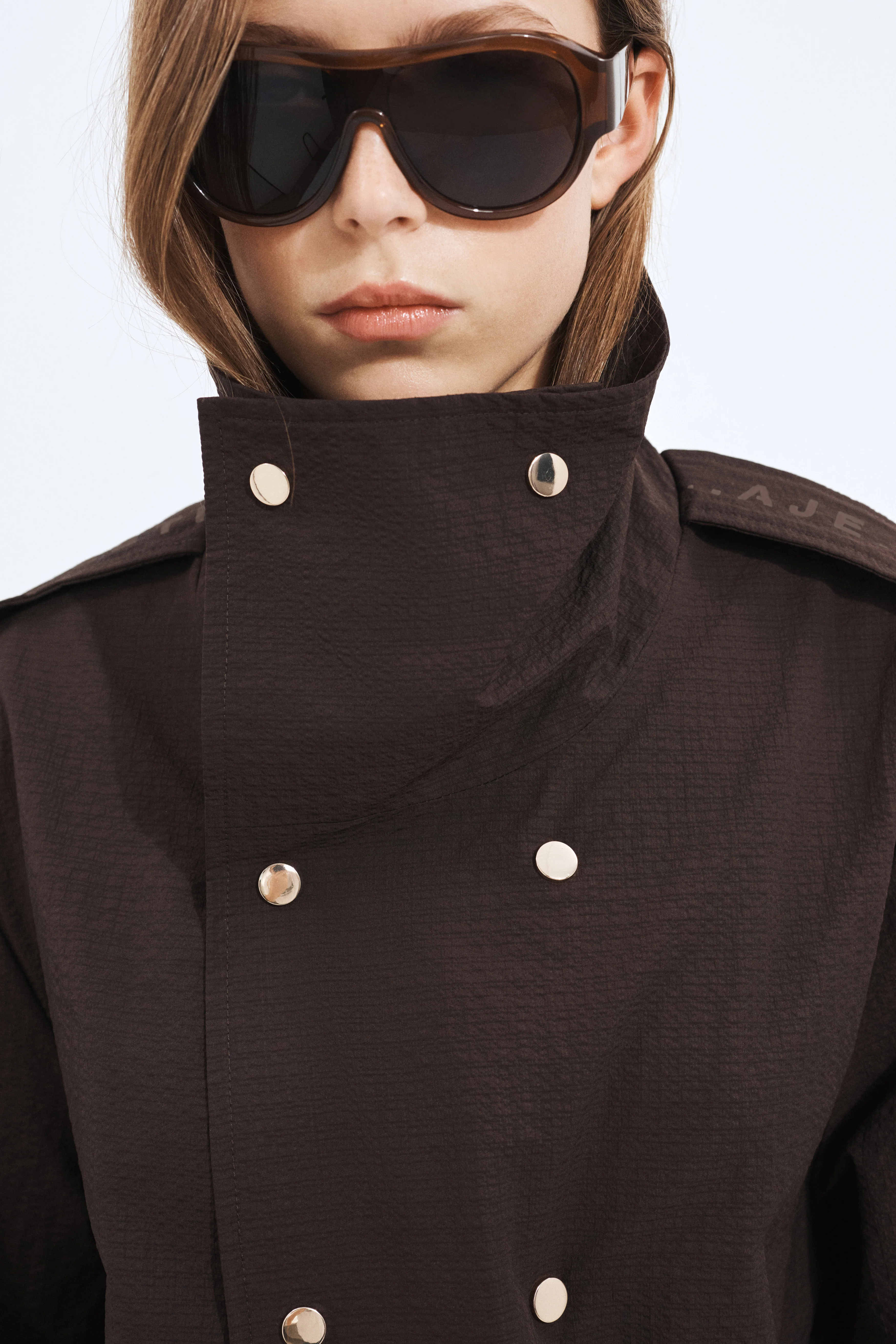 Textured AA Trench Coat - Image 4