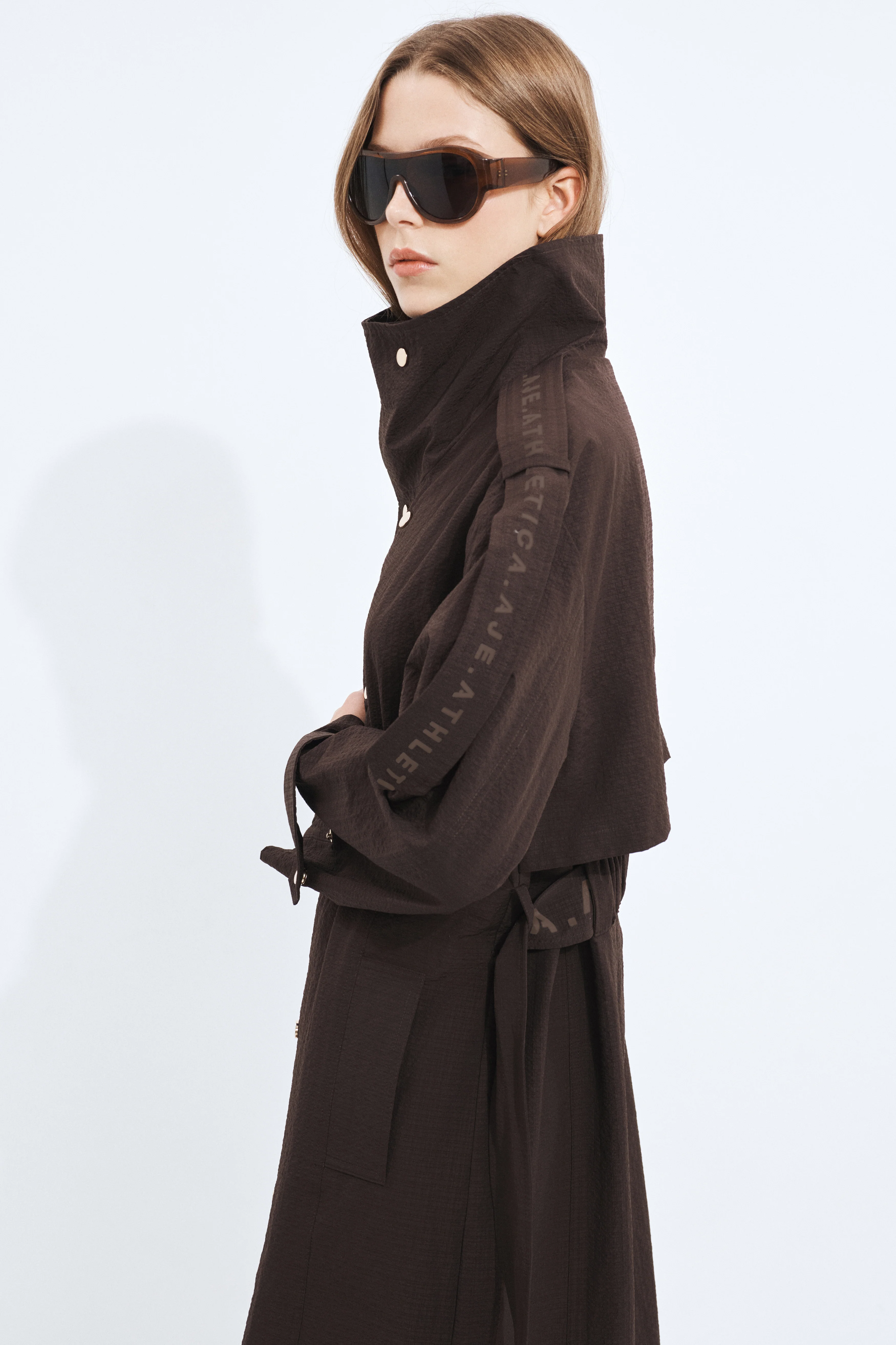 Textured AA Trench Coat - Image 5