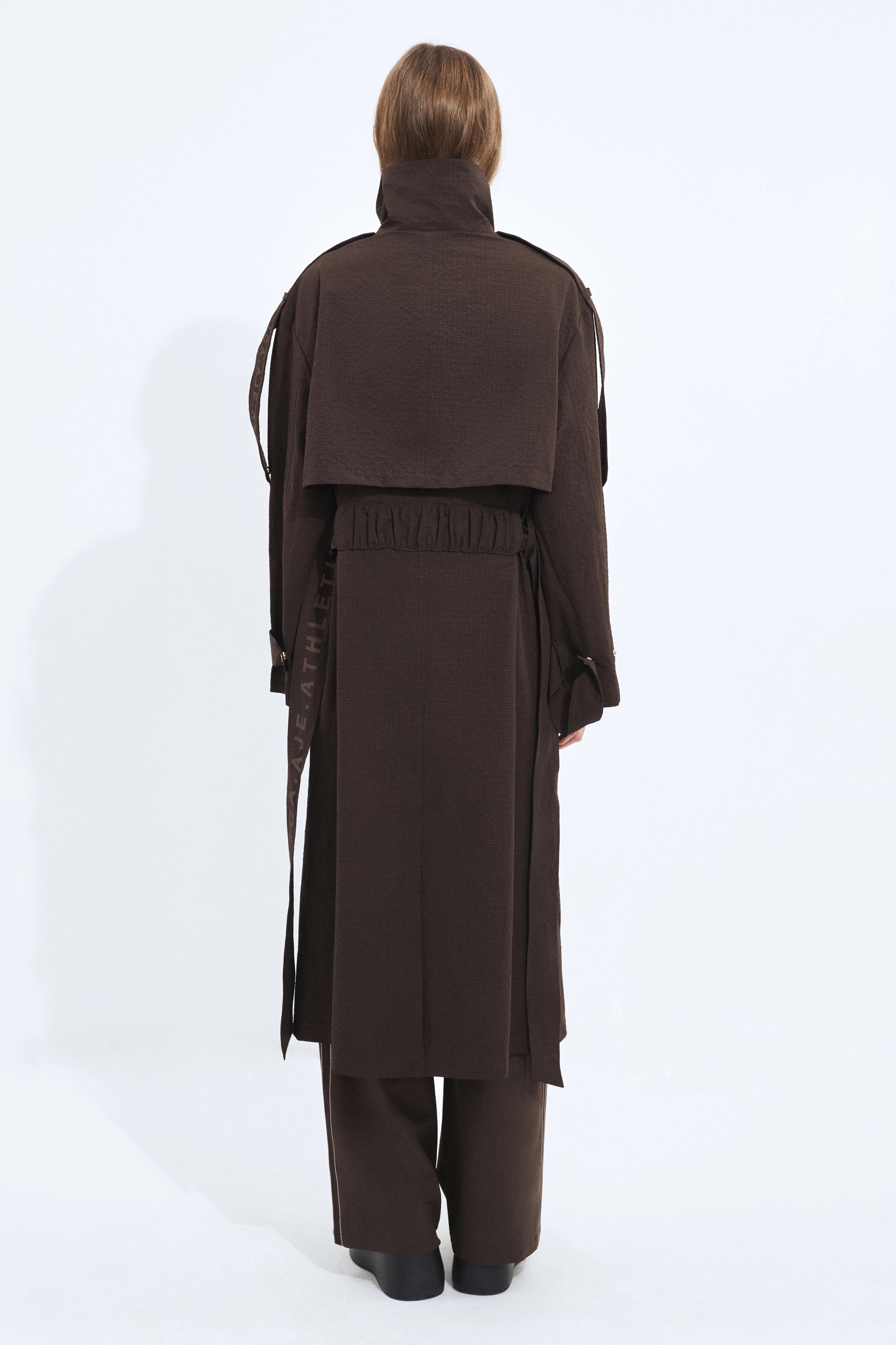 Textured AA Trench Coat - Image 6