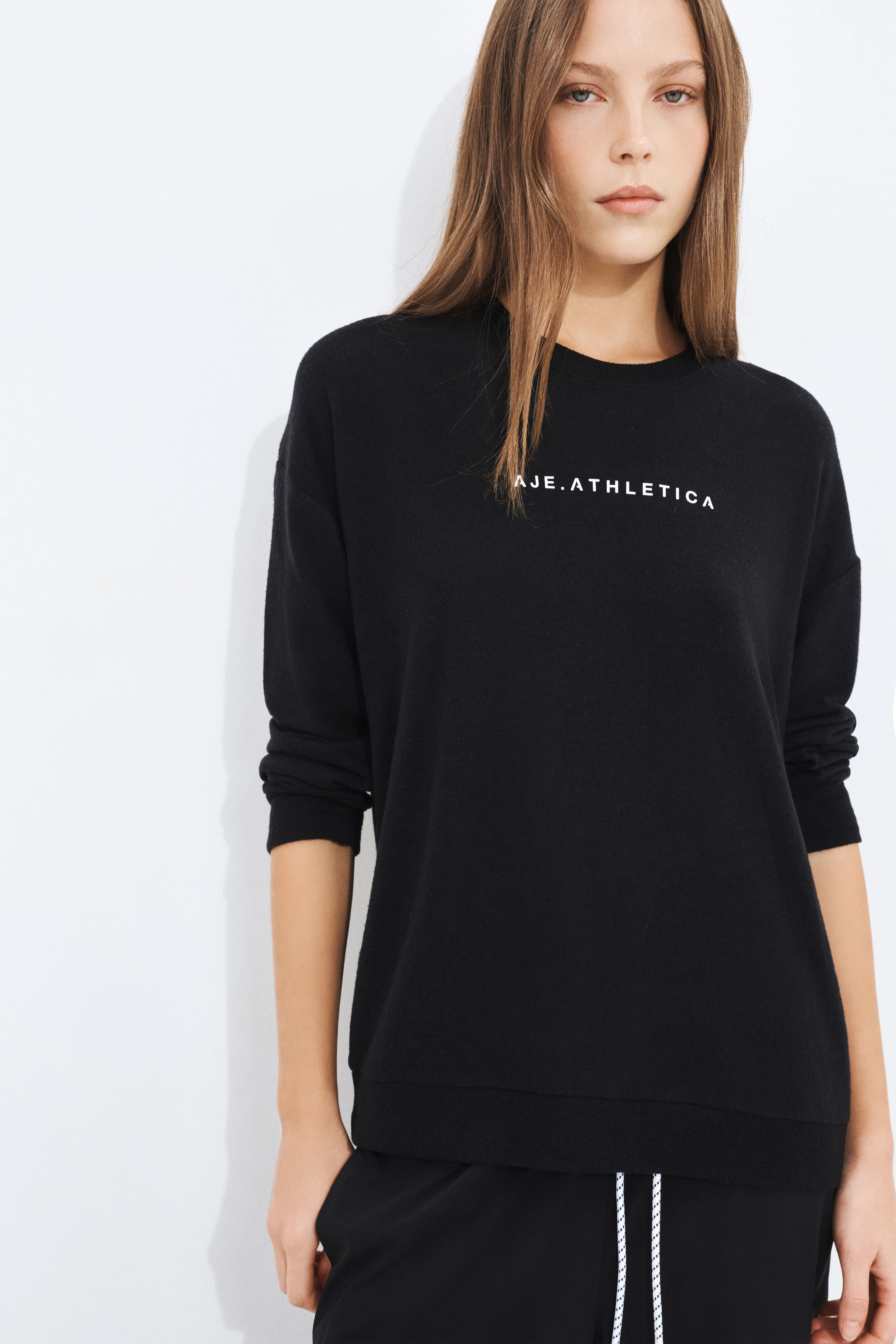 Textured Long Sleeve Tee