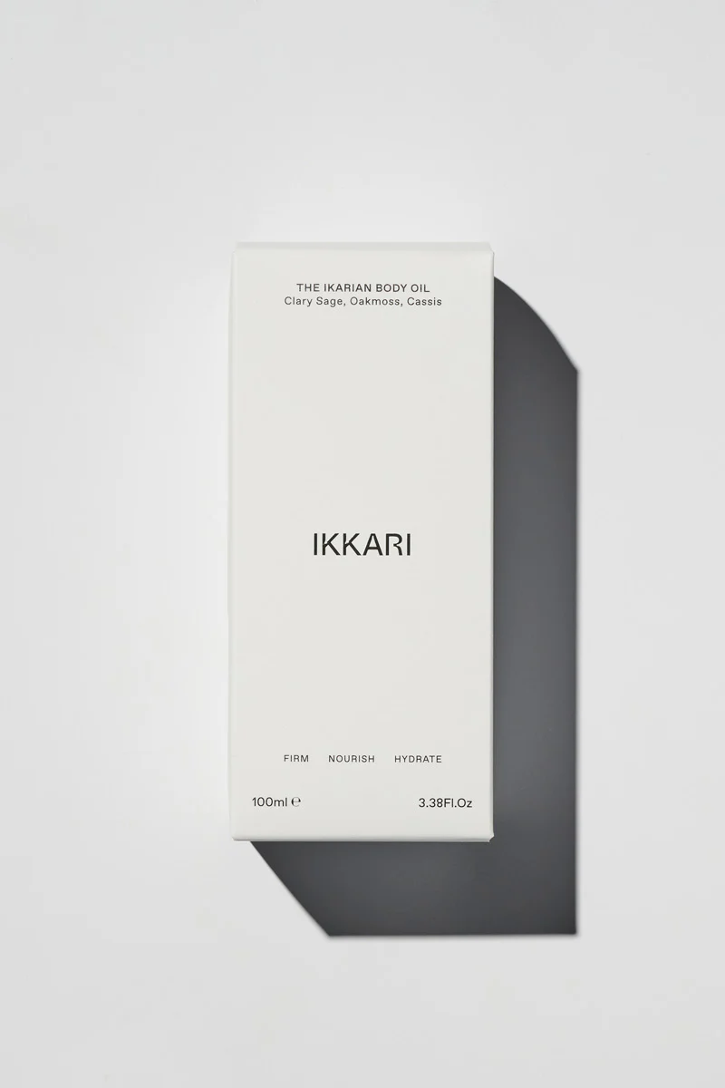The Ikarian Body Oil 100ml Clary Sage, Oakmoss, Cassis - Image 2