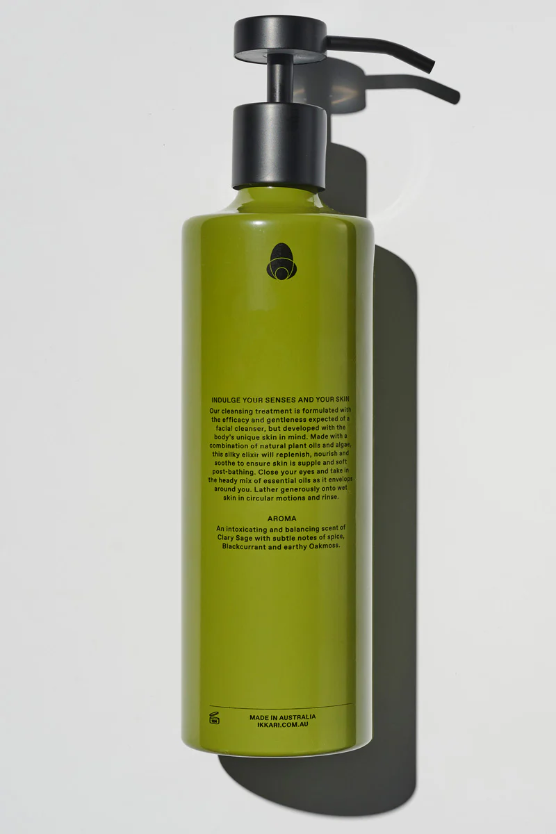 The Ikarian Body Wash 500ml Clary Sage, Oakmoss, Cassis - Image 3