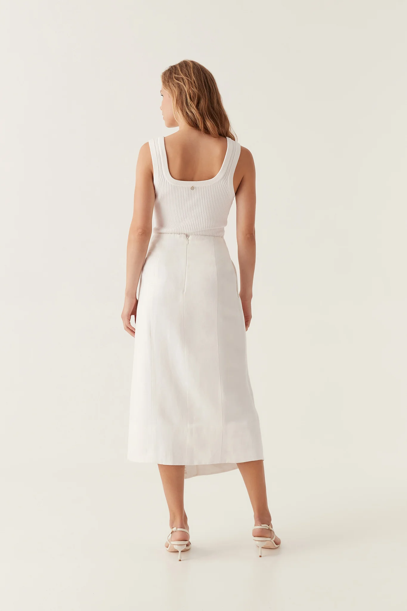 Theory Cinched Midi Skirt - Image 5