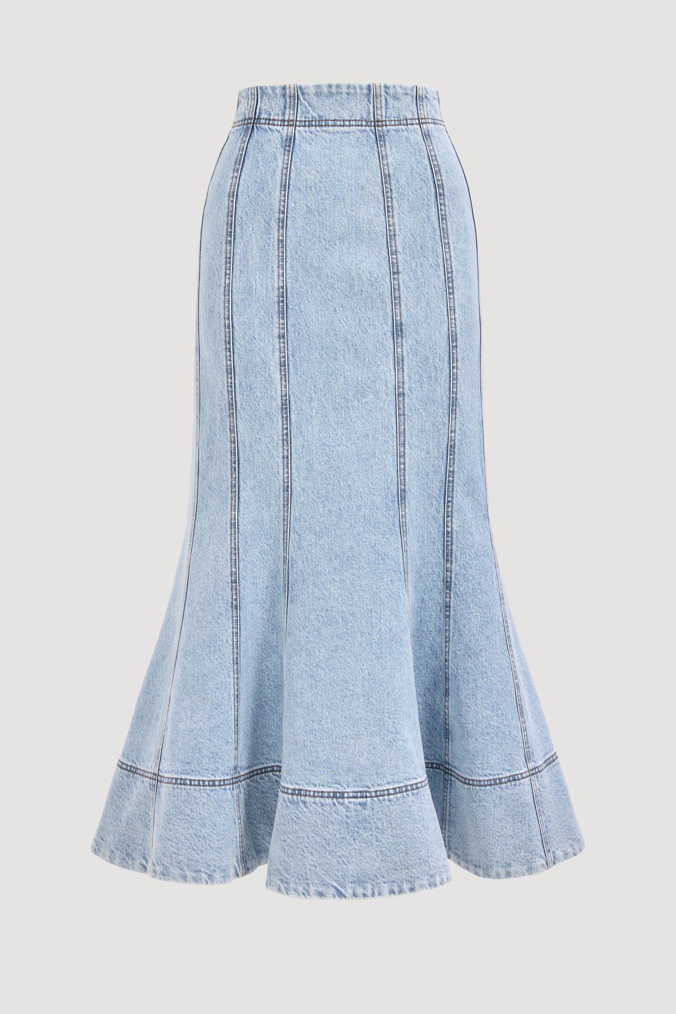 Tia Denim Midi Skirt - Image 2
