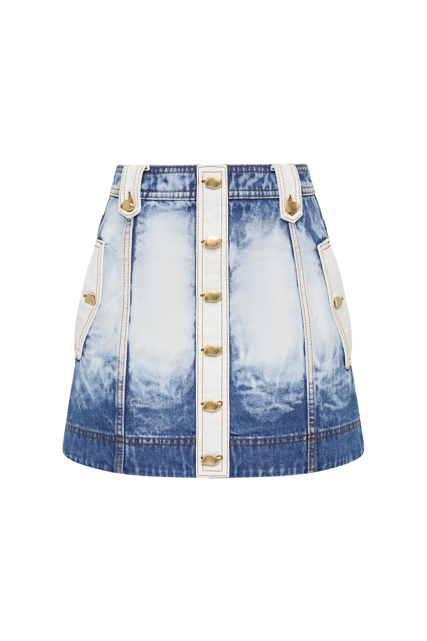 Tides Denim Mini Skirt - Image 2