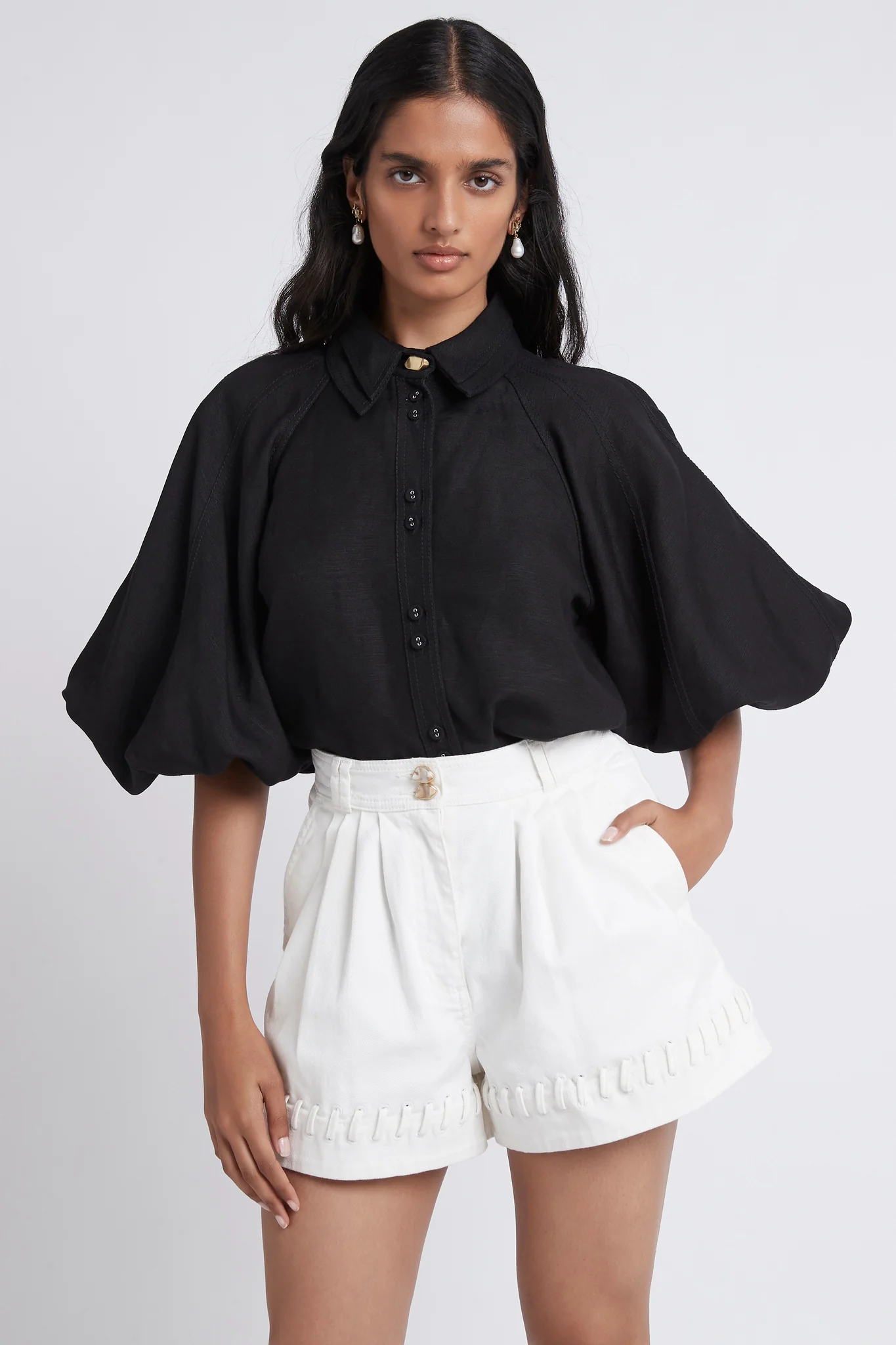 Triada Denim Laced Short - Image 4
