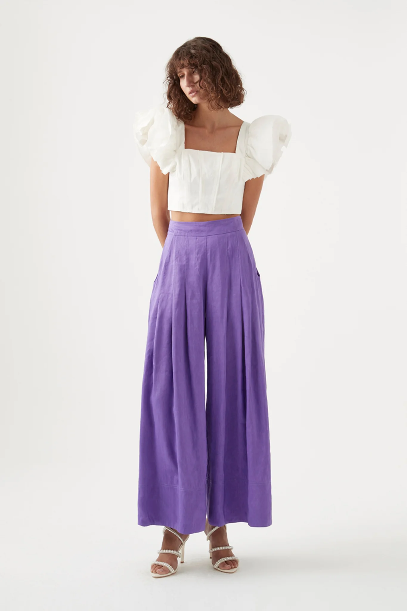 Vanades Frill Crop Top - Image 6