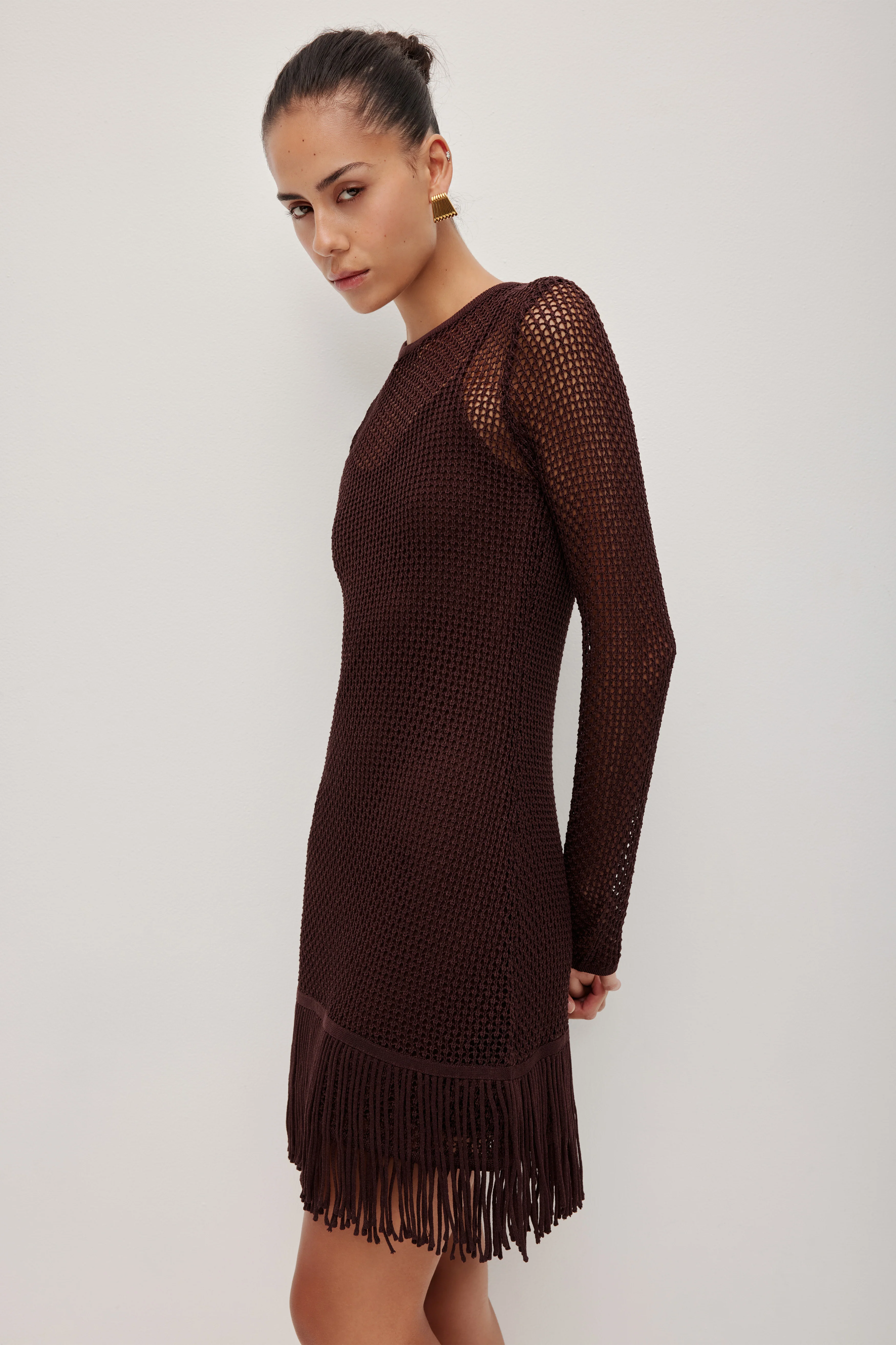 Velra Long Sleeve Mini Dress - Image 5