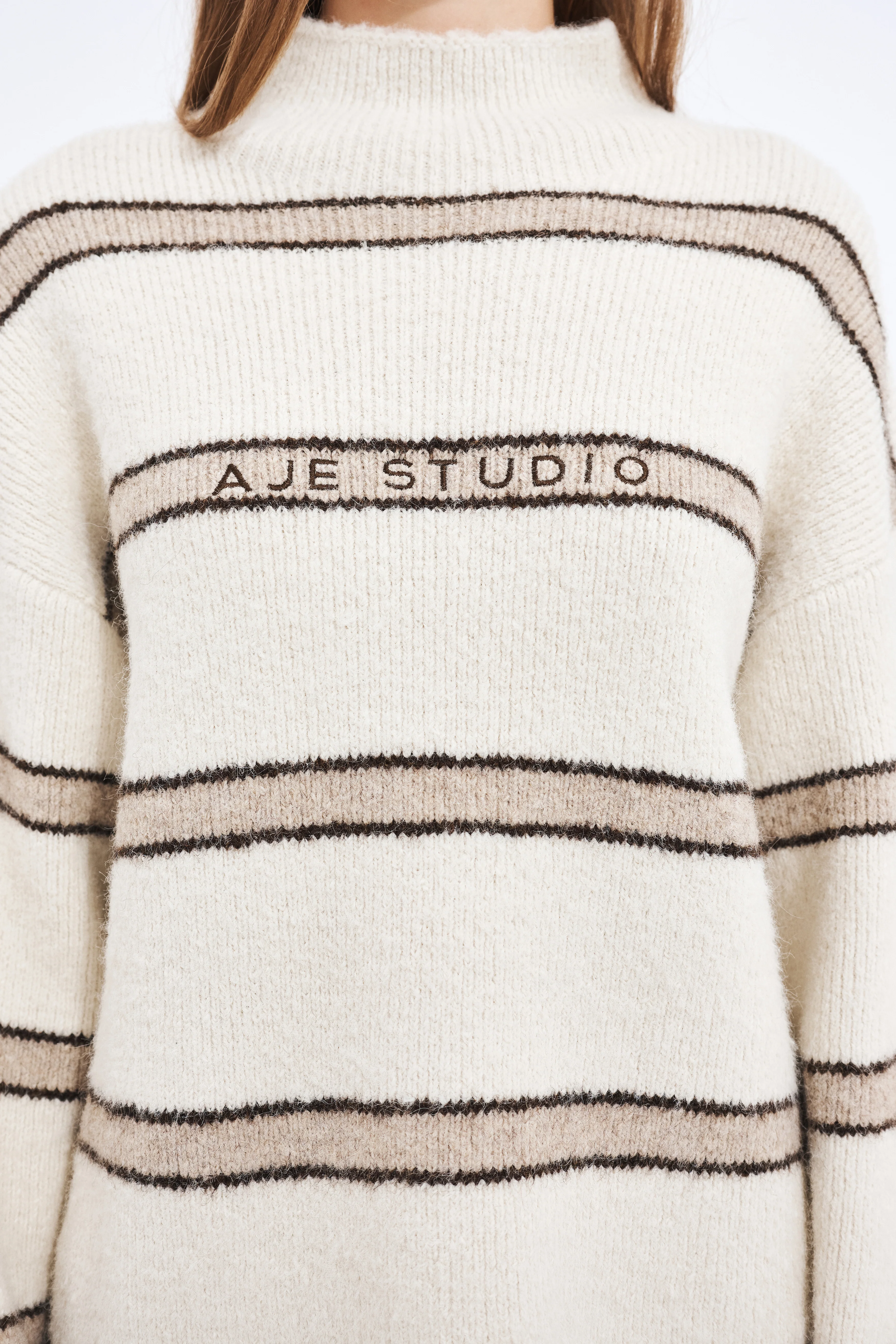Violet Stripe Jumper - Image 3