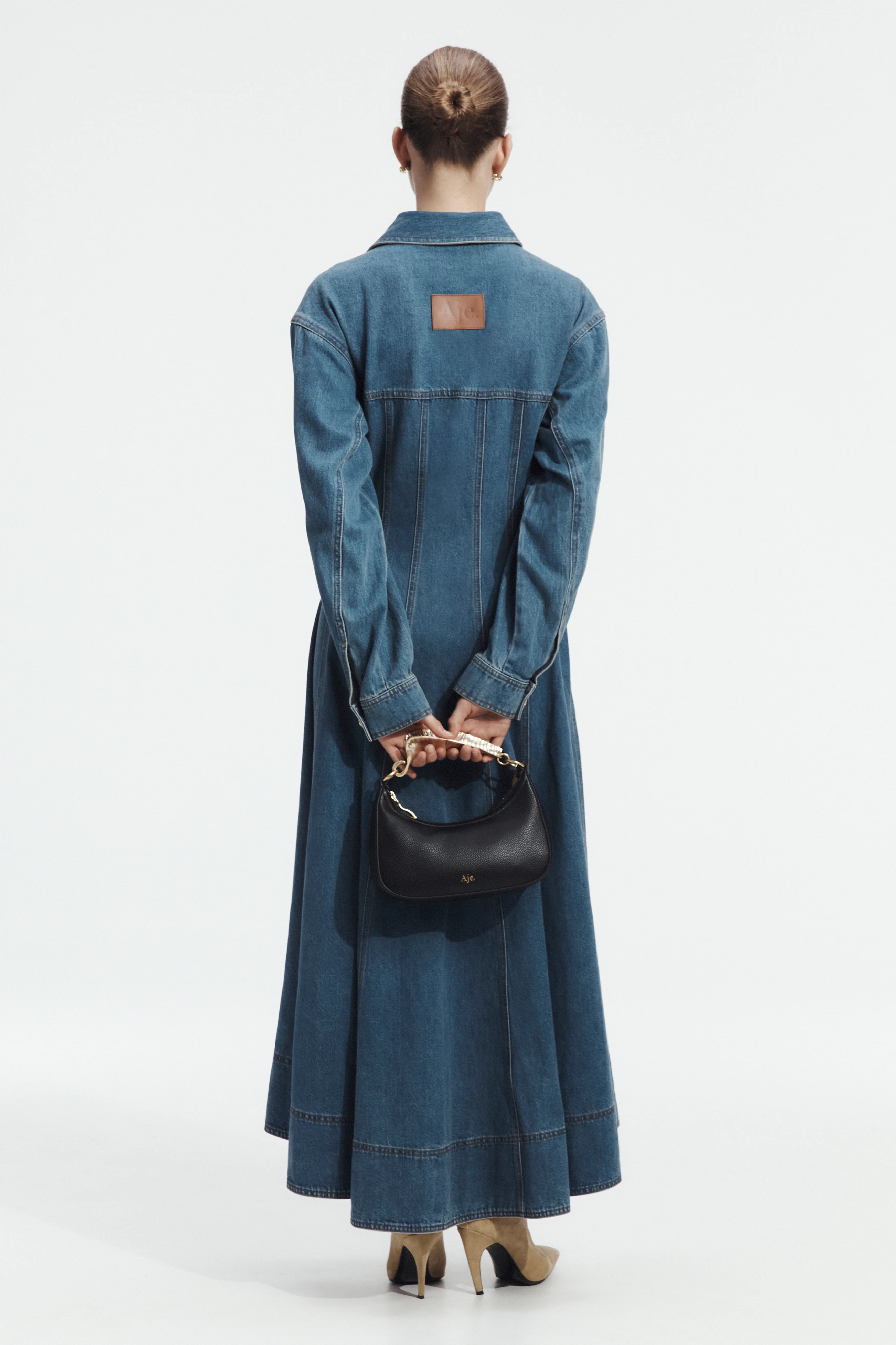 Viva Denim Midi Dress - Image 5