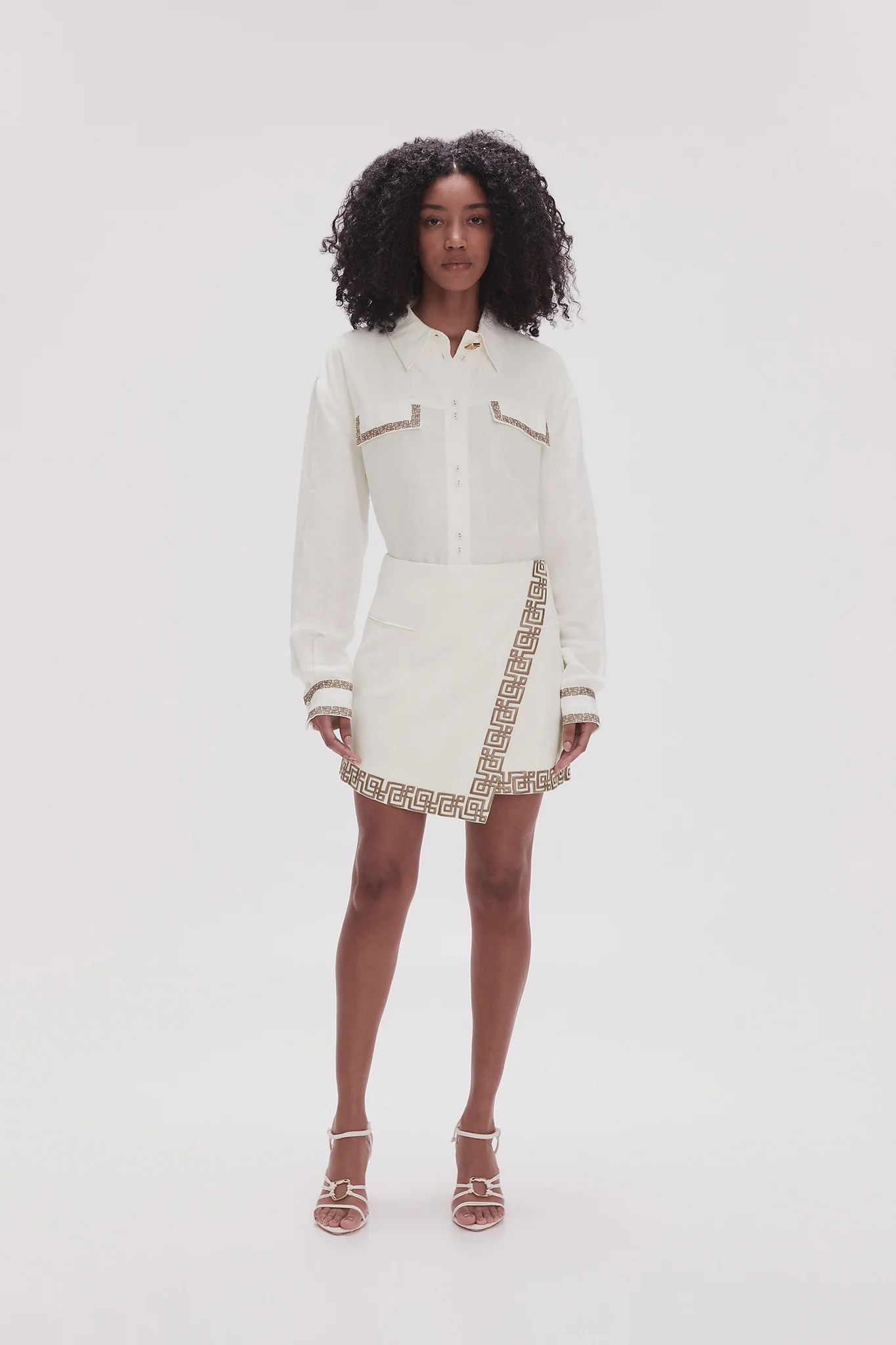 Voyager Embroidered Mini Skirt - Image 3