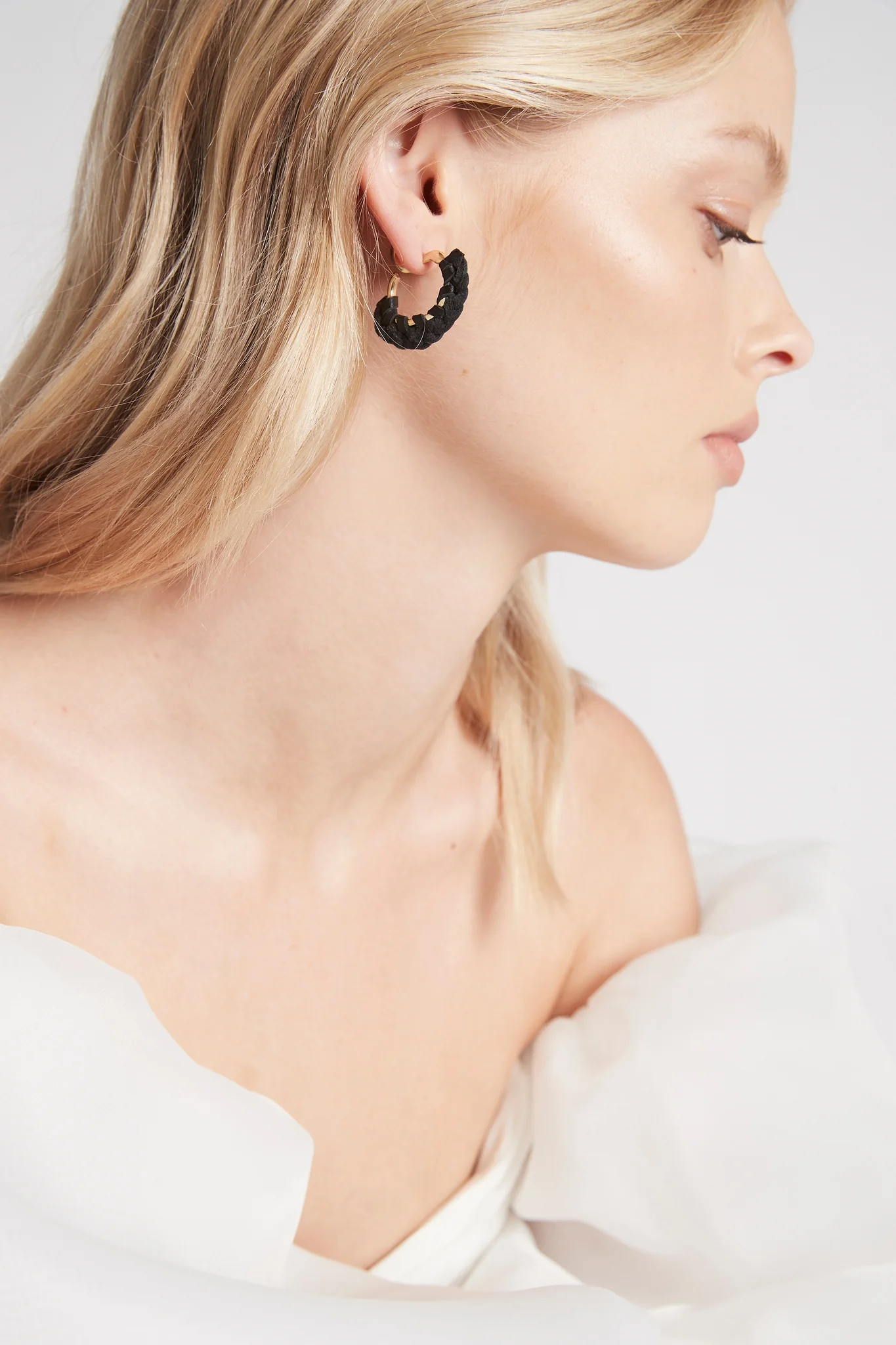 Wanderlust Leather Hoop Earring - Image 2
