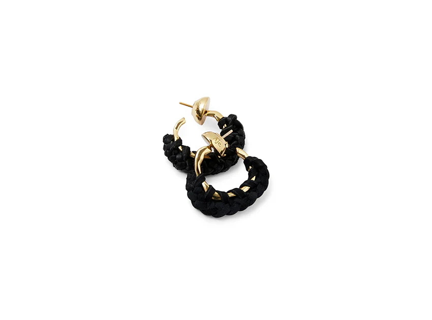 Wanderlust Leather Hoop Earring - Image 5