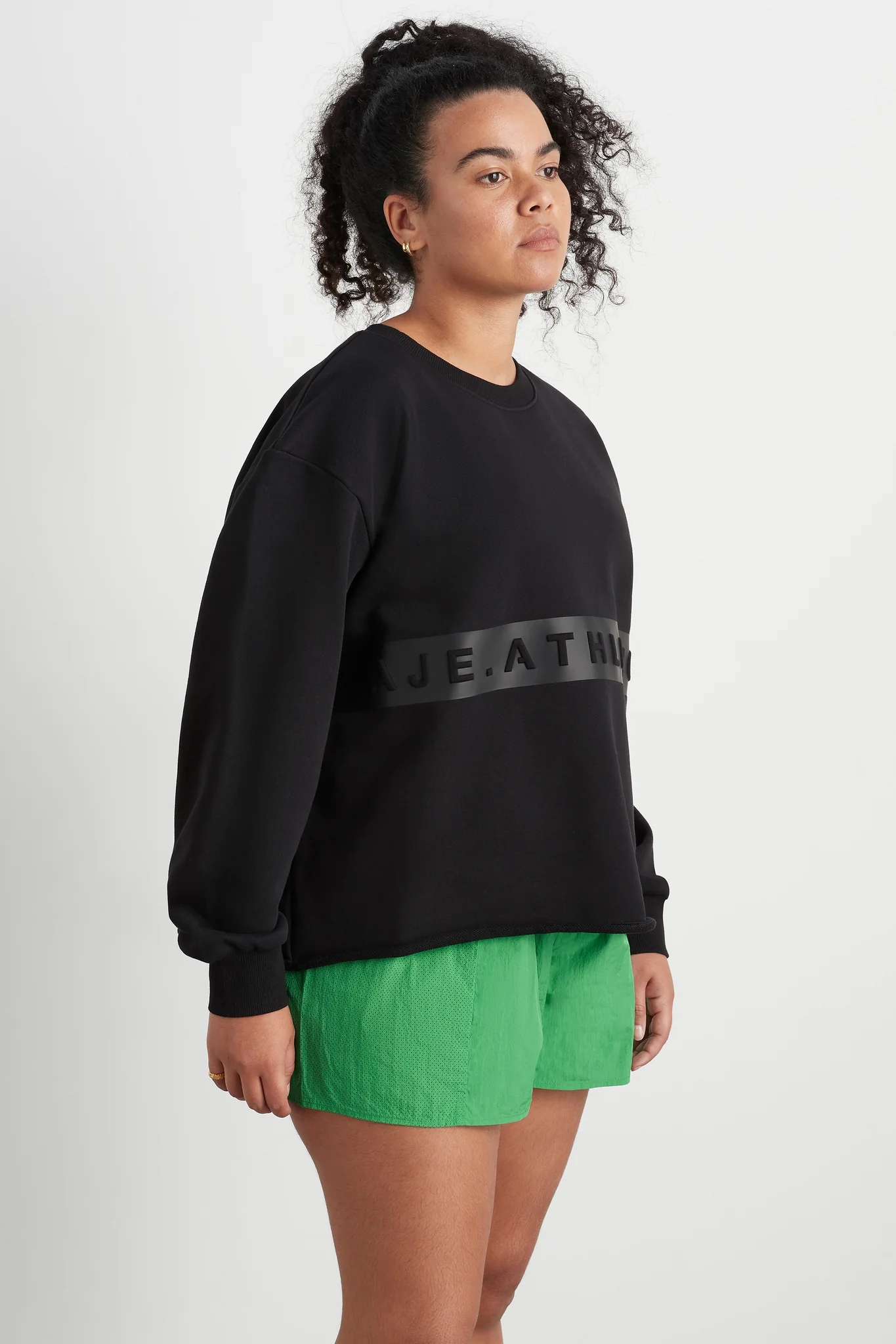 Whipstitch Split Crew Jumper 420 - Image 12