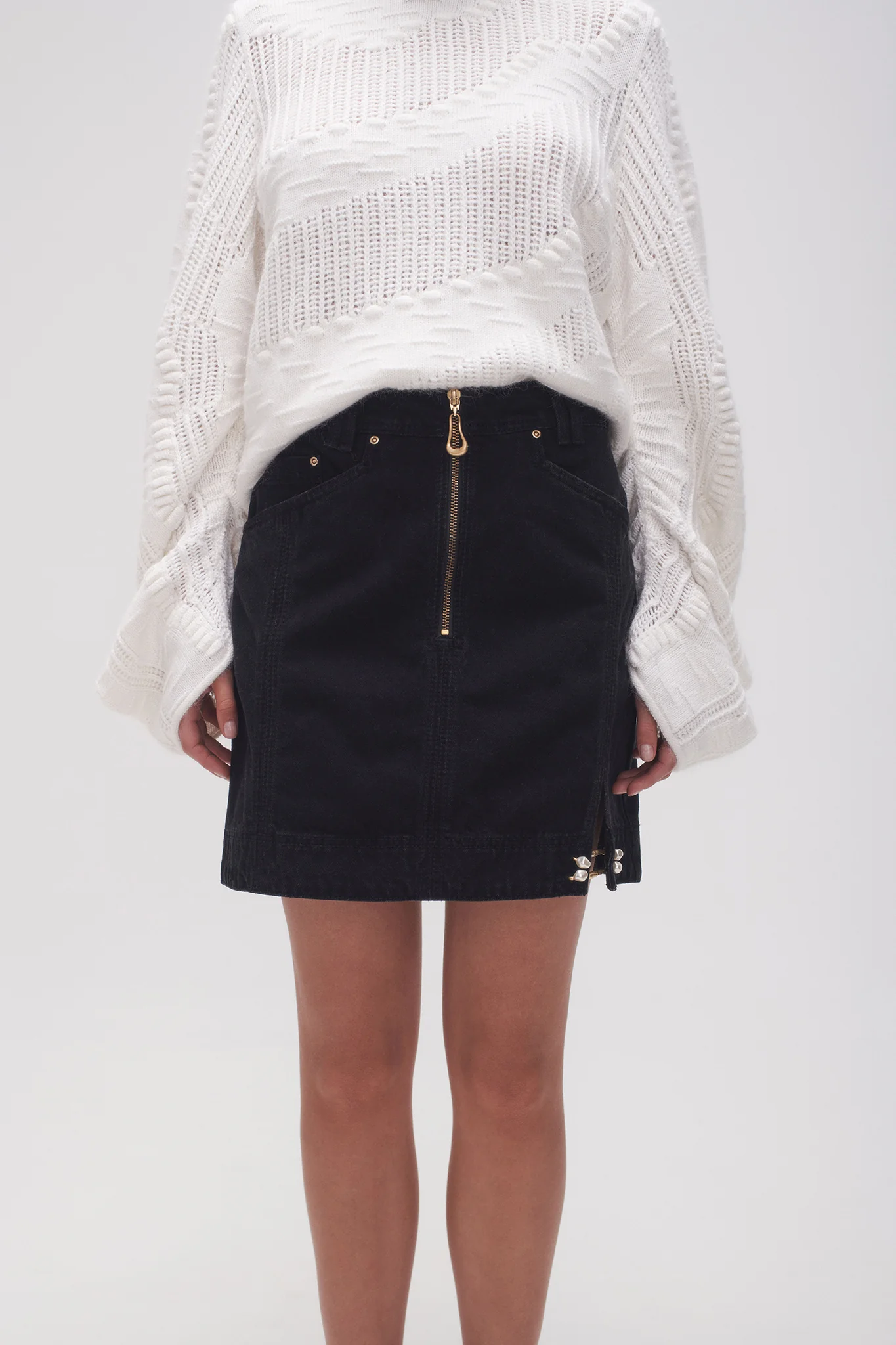 Willa Denim Mini Skirt - Image 3