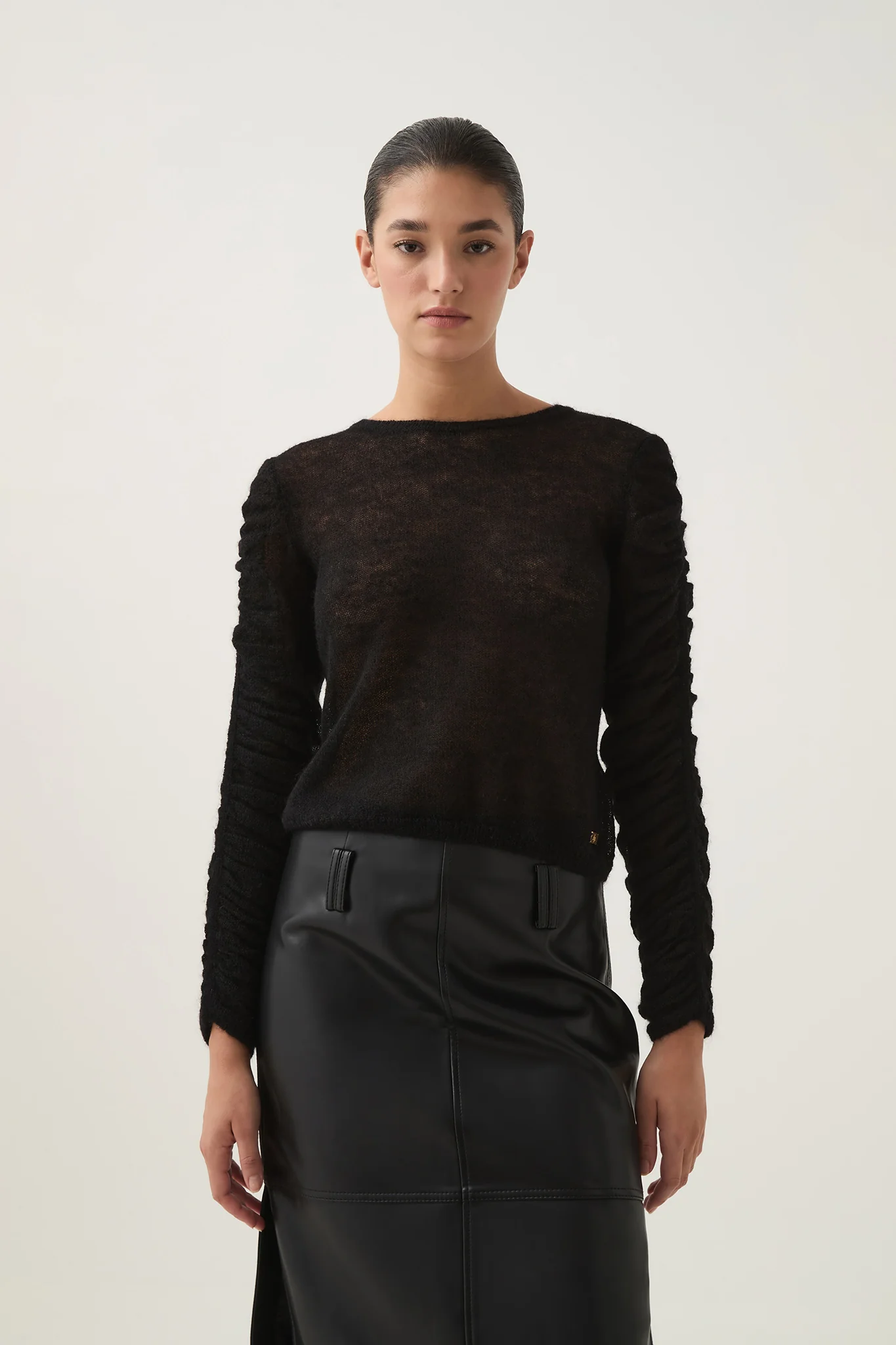 Yasmeen Tie Back Knit Top - Image 3