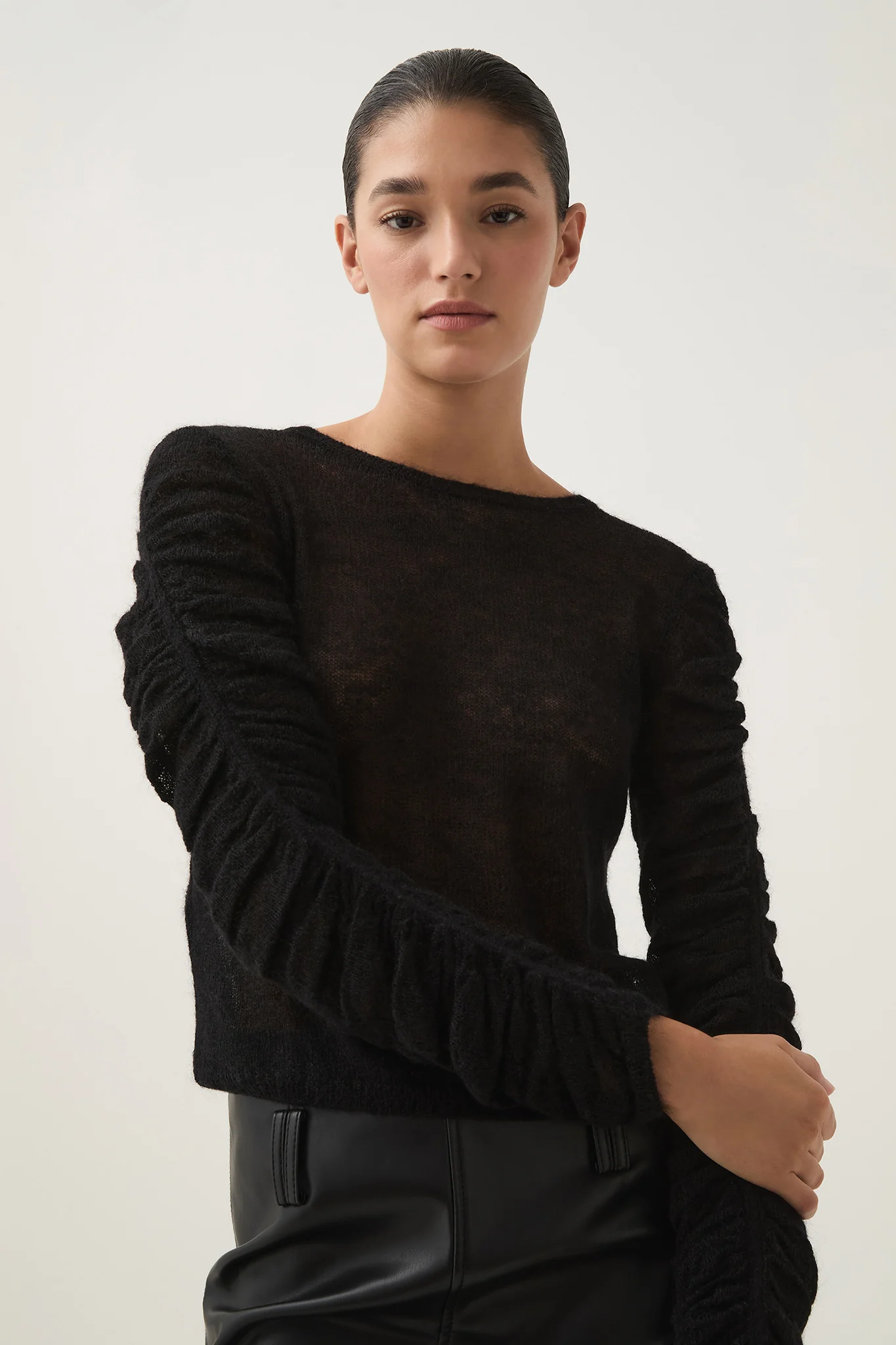 Yasmeen Tie Back Knit Top - Image 6