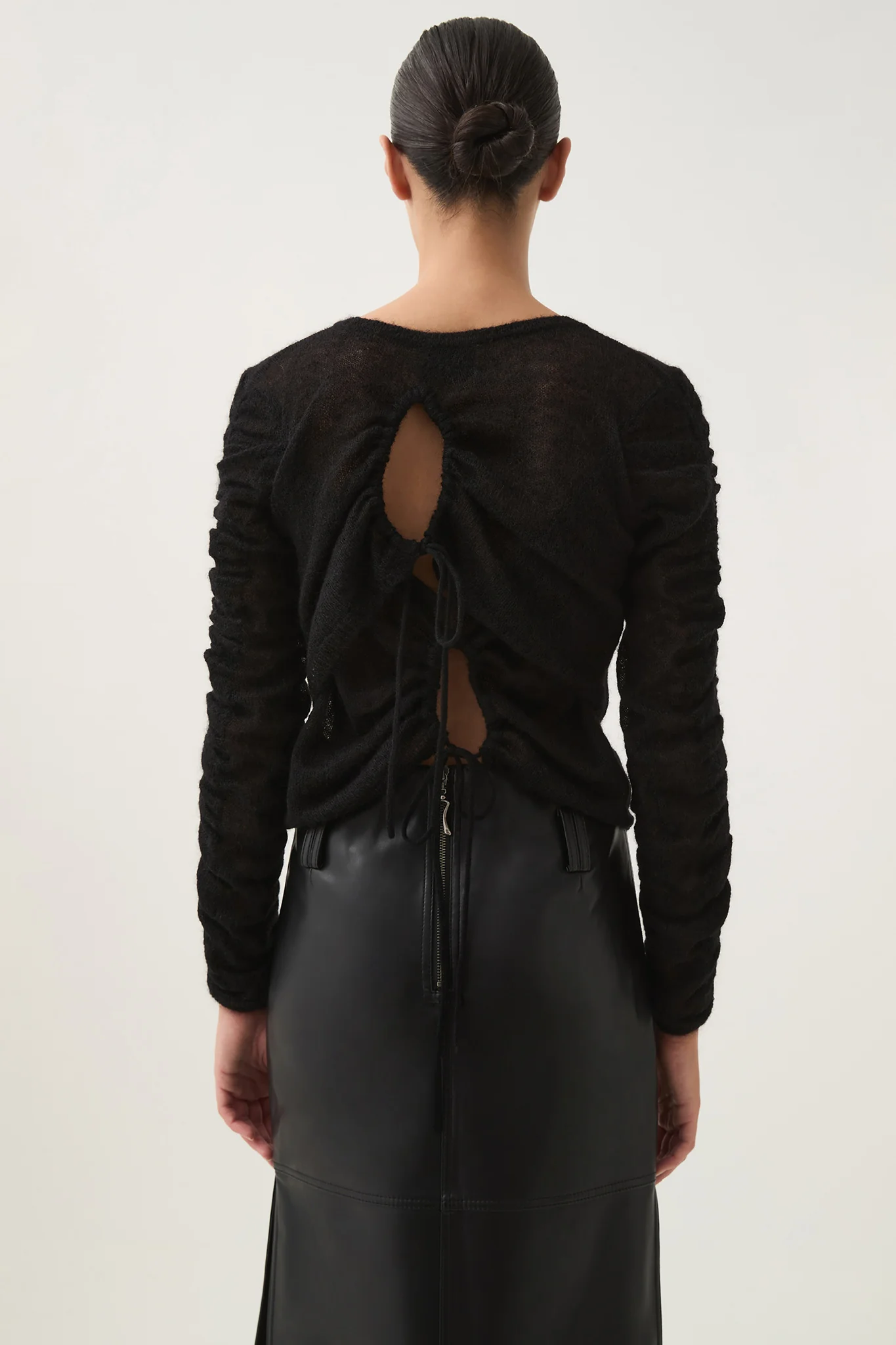 Yasmeen Tie Back Knit Top - Image 8