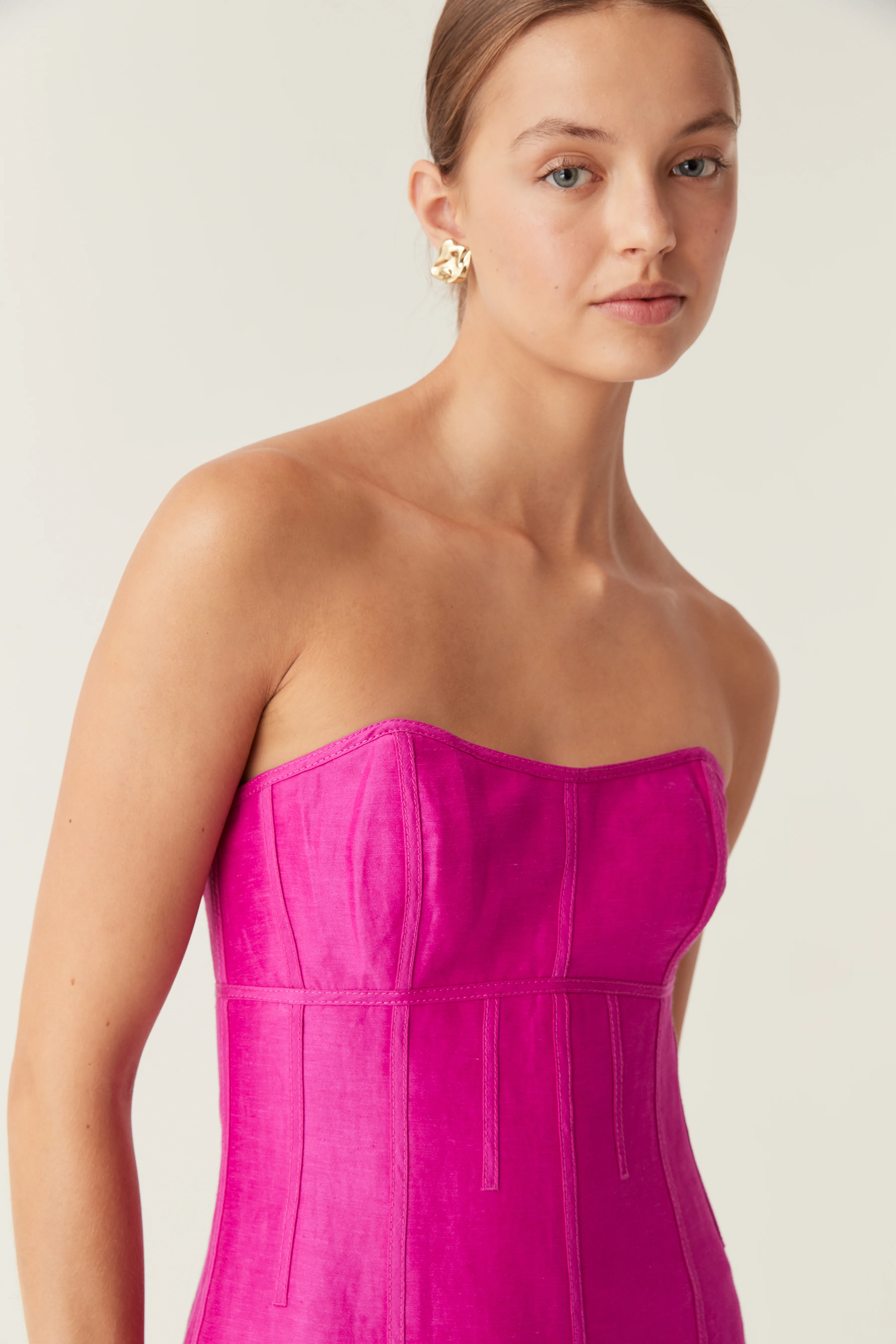 Zayla Strapless Mini Dress - Image 4
