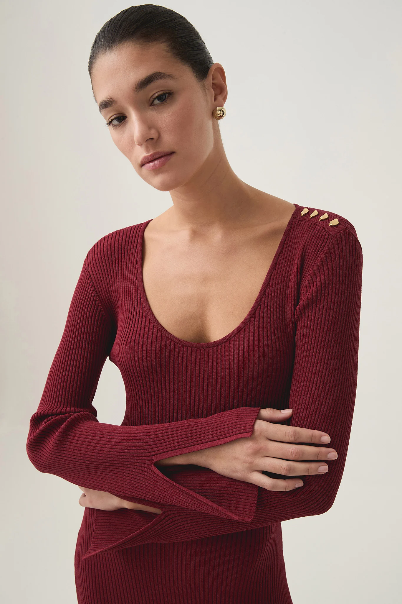 Zeitgeist Knit Midi Dress - Image 4