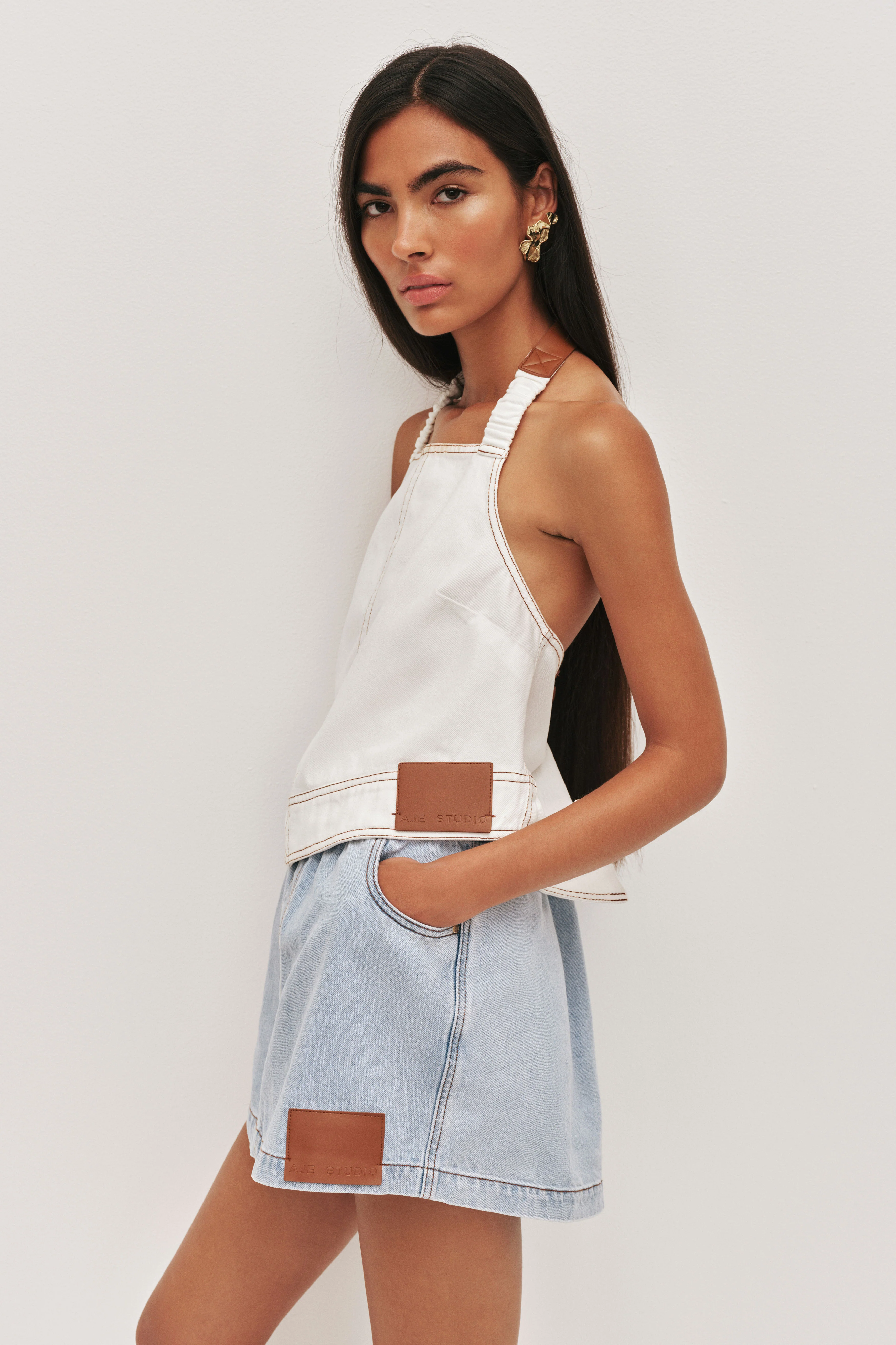 Zella Denim Halter - Image 7