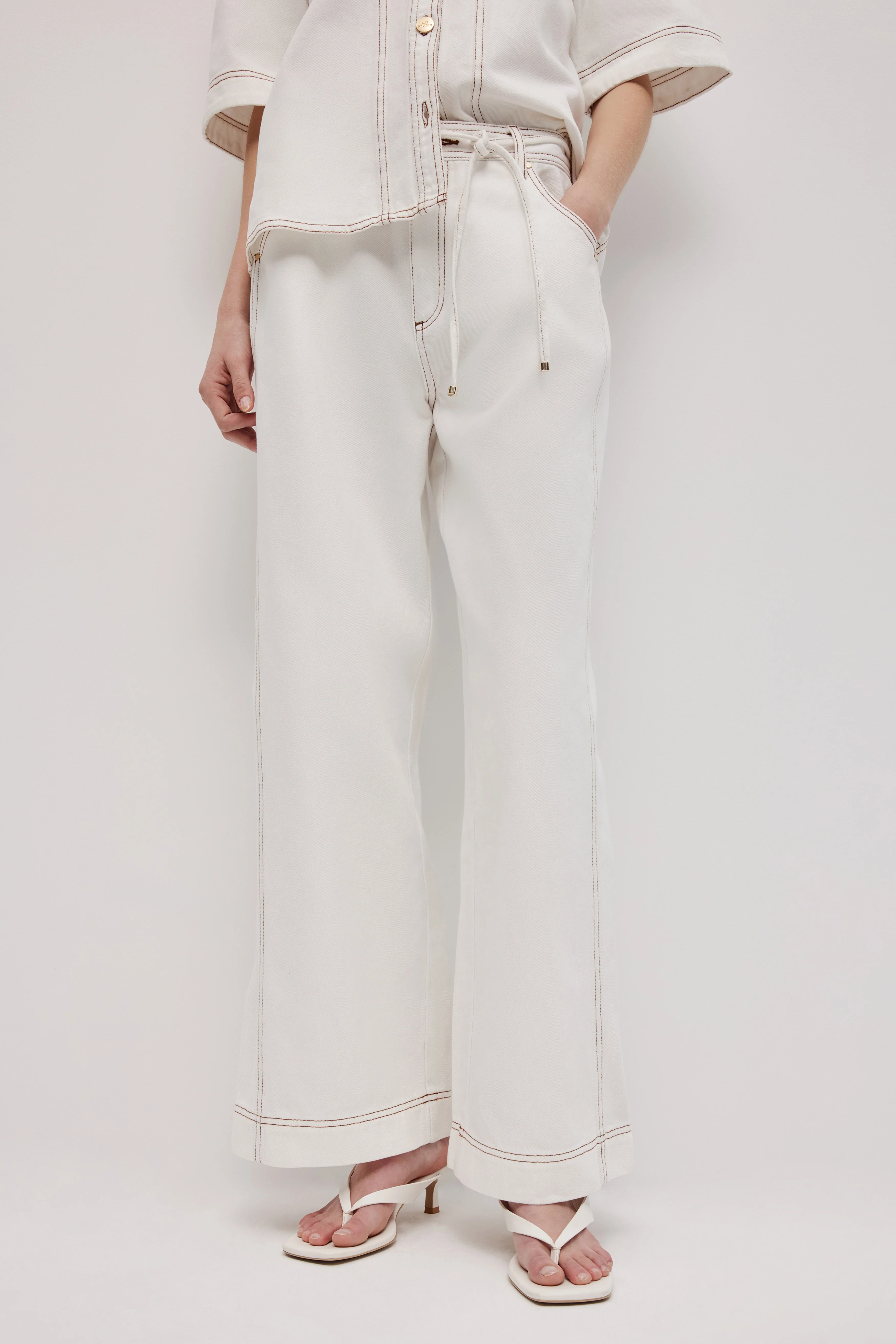 Zella Panel Denim Jeans - Image 3