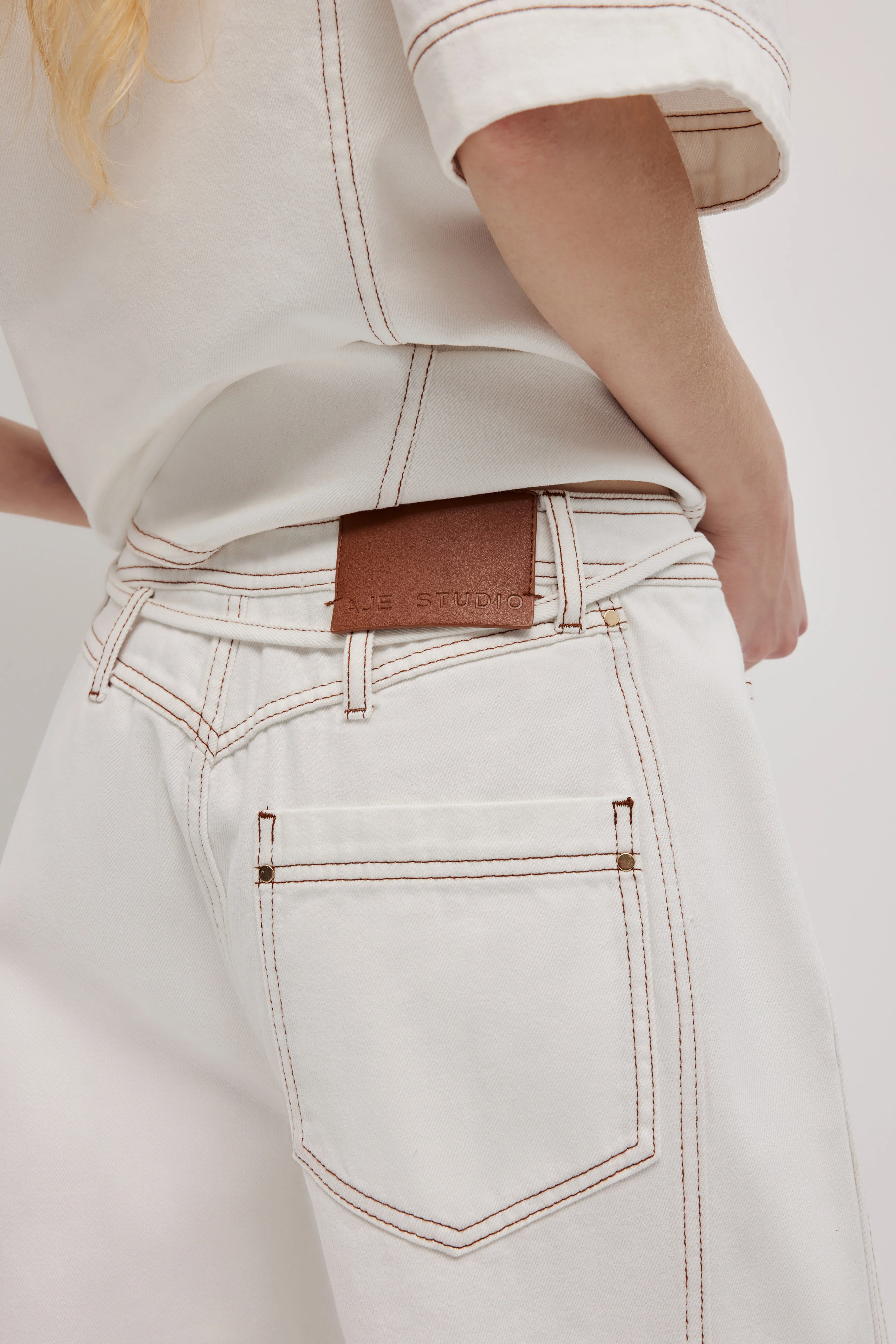 Zella Panel Denim Jeans - Image 4
