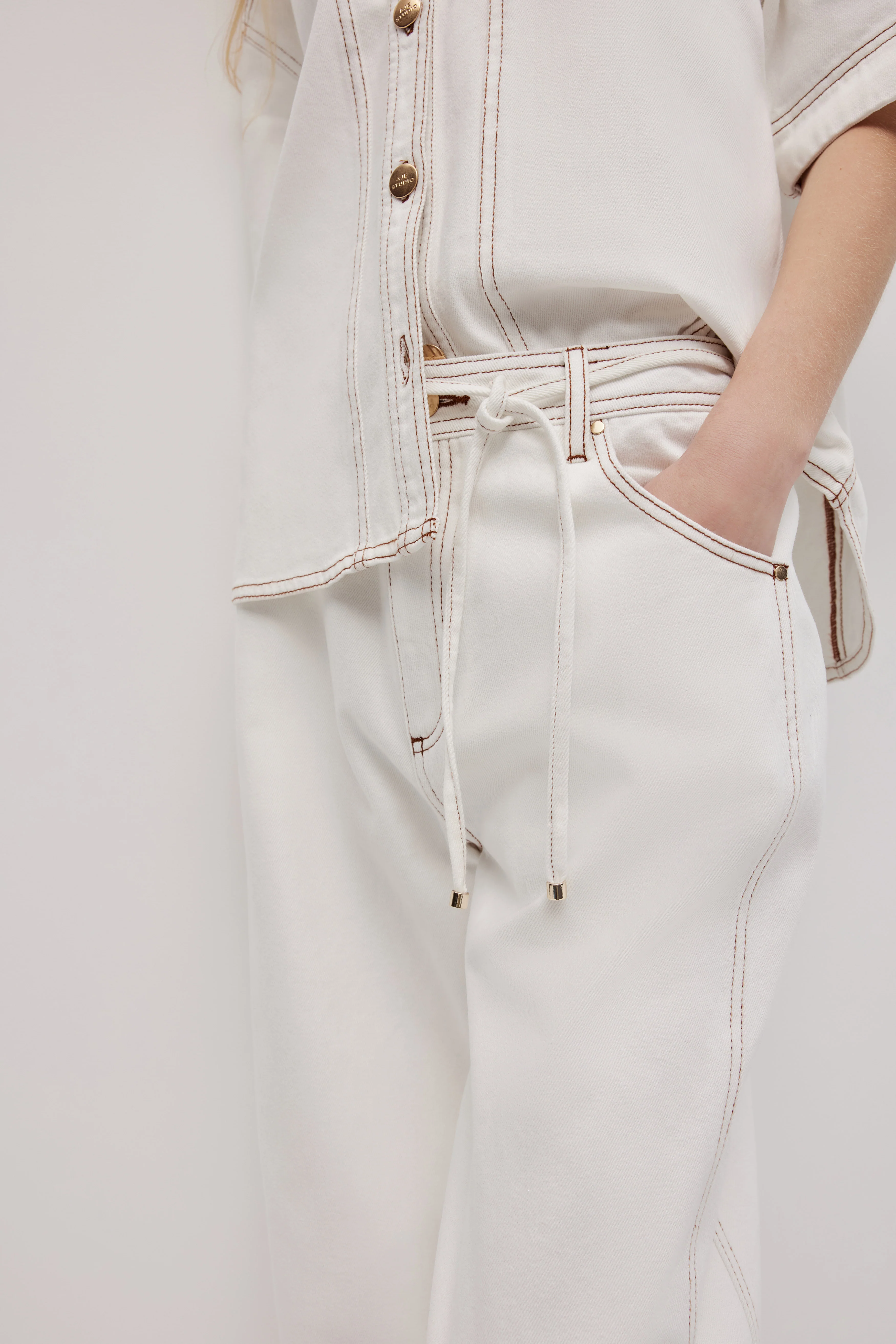 Zella Panel Denim Jeans - Image 5