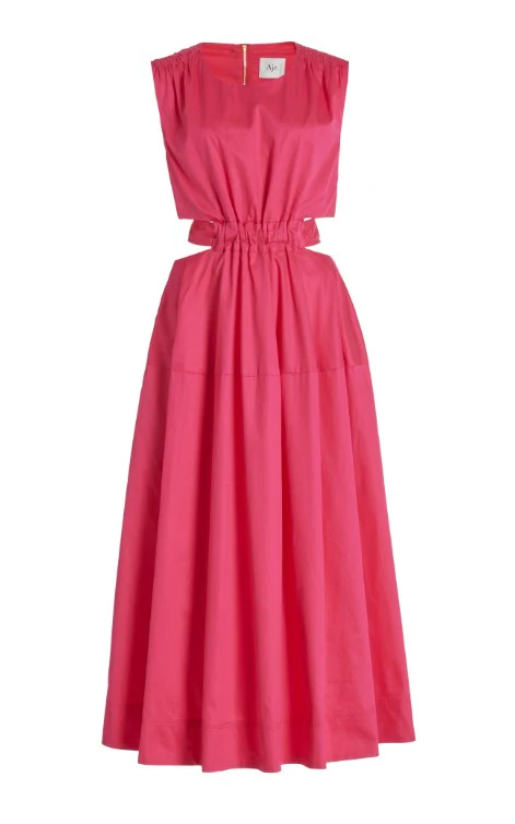 Zorina Tie Midi Dress - Image 2